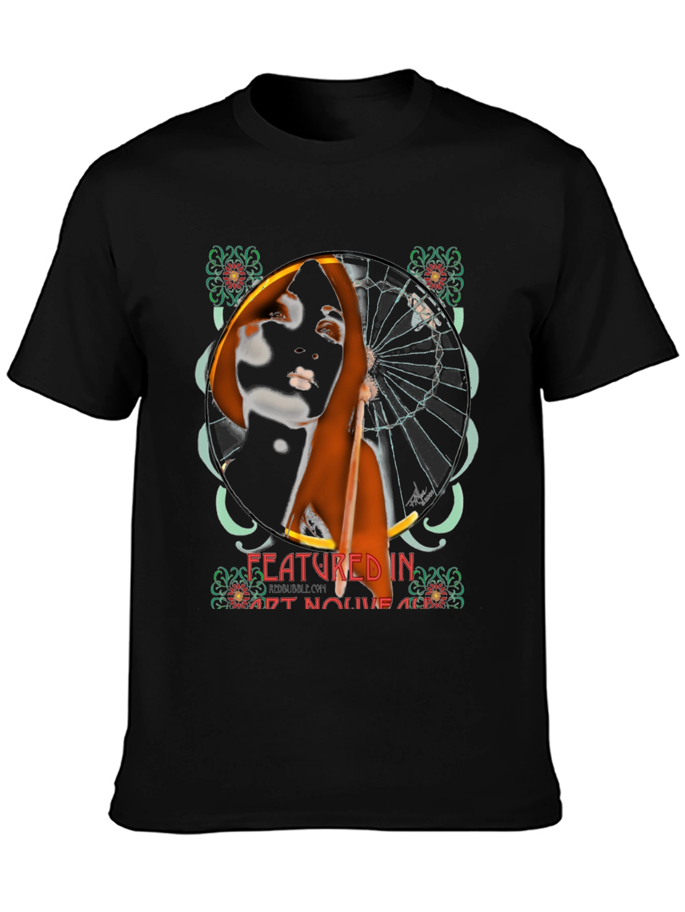 Art Nouveau Woman Graphic Tee