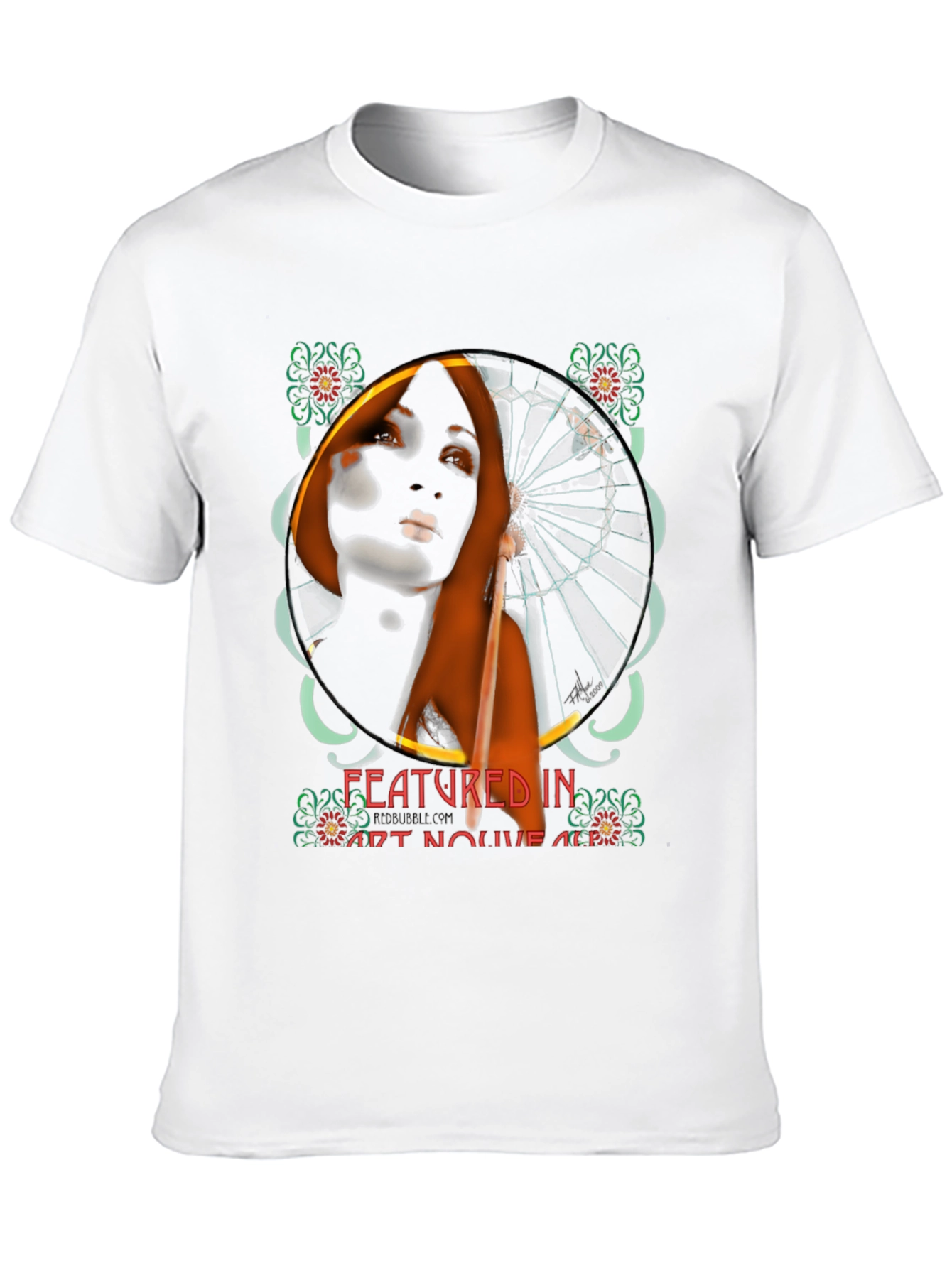 Art Nouveau Woman Graphic Tee