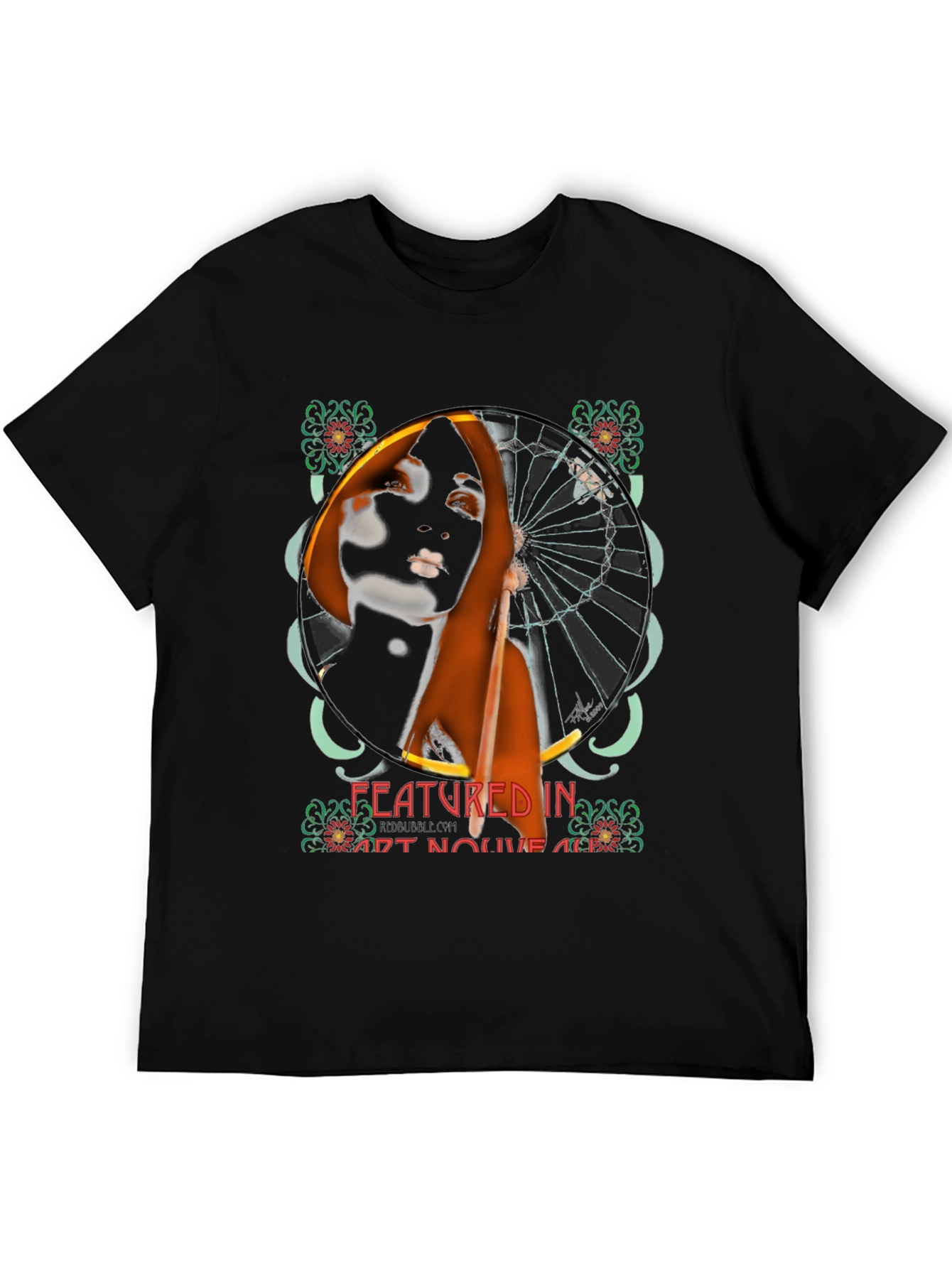 Art Nouveau Woman Graphic Tee