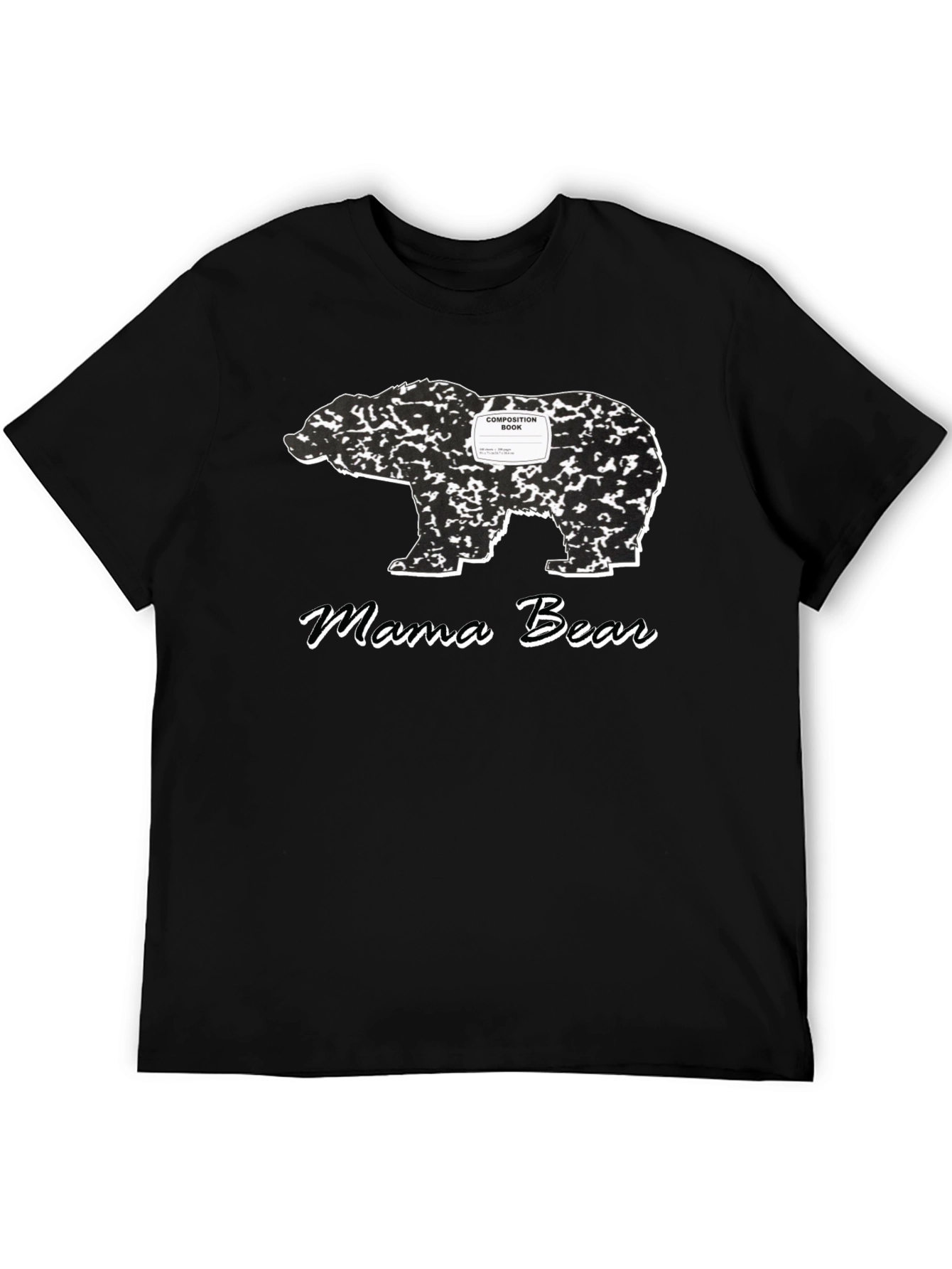 Mama Bear Composition Book Graphic Tee
