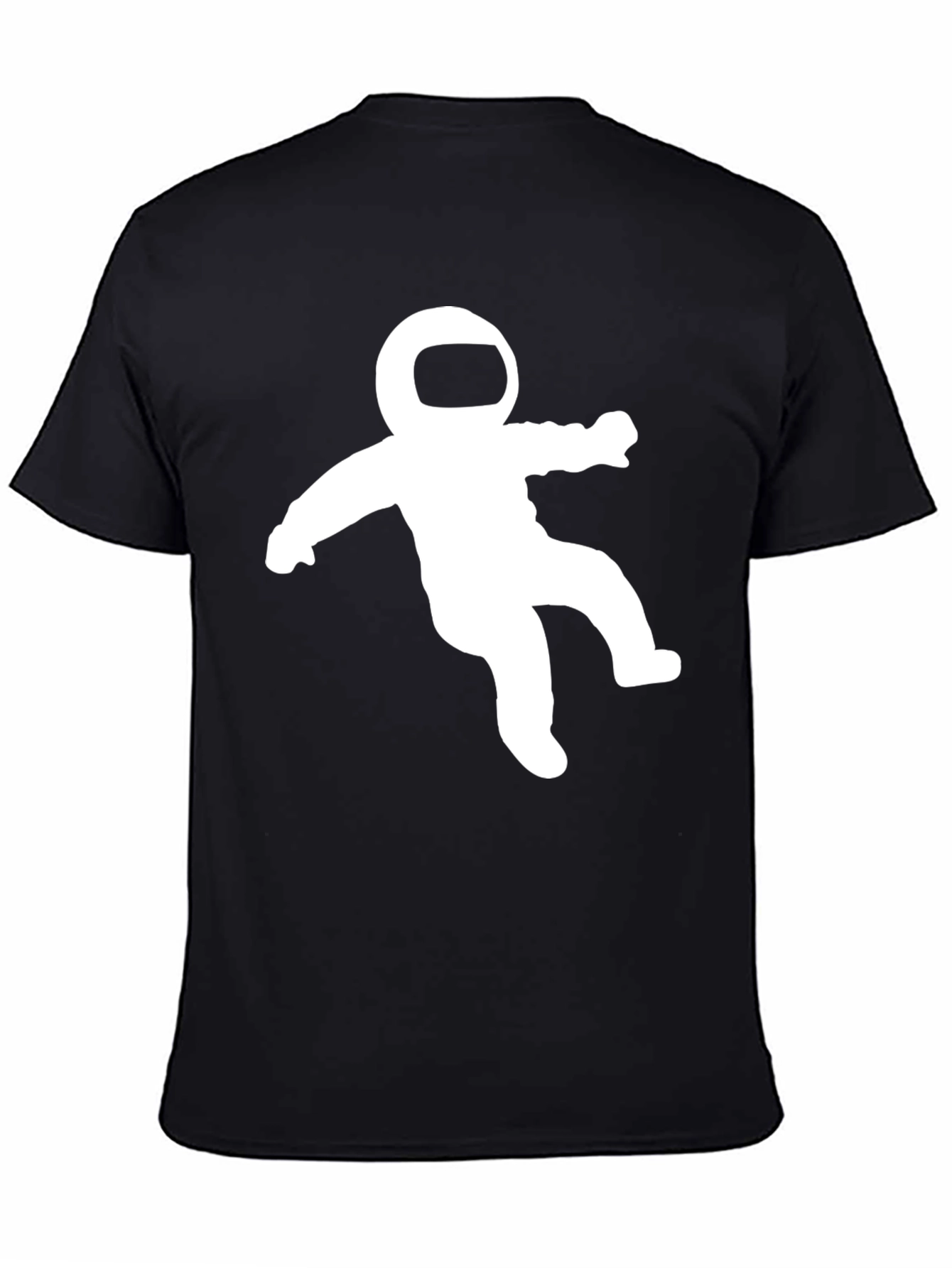 Astronaut Graphic Black T-Shirt - Space Explorer Tee