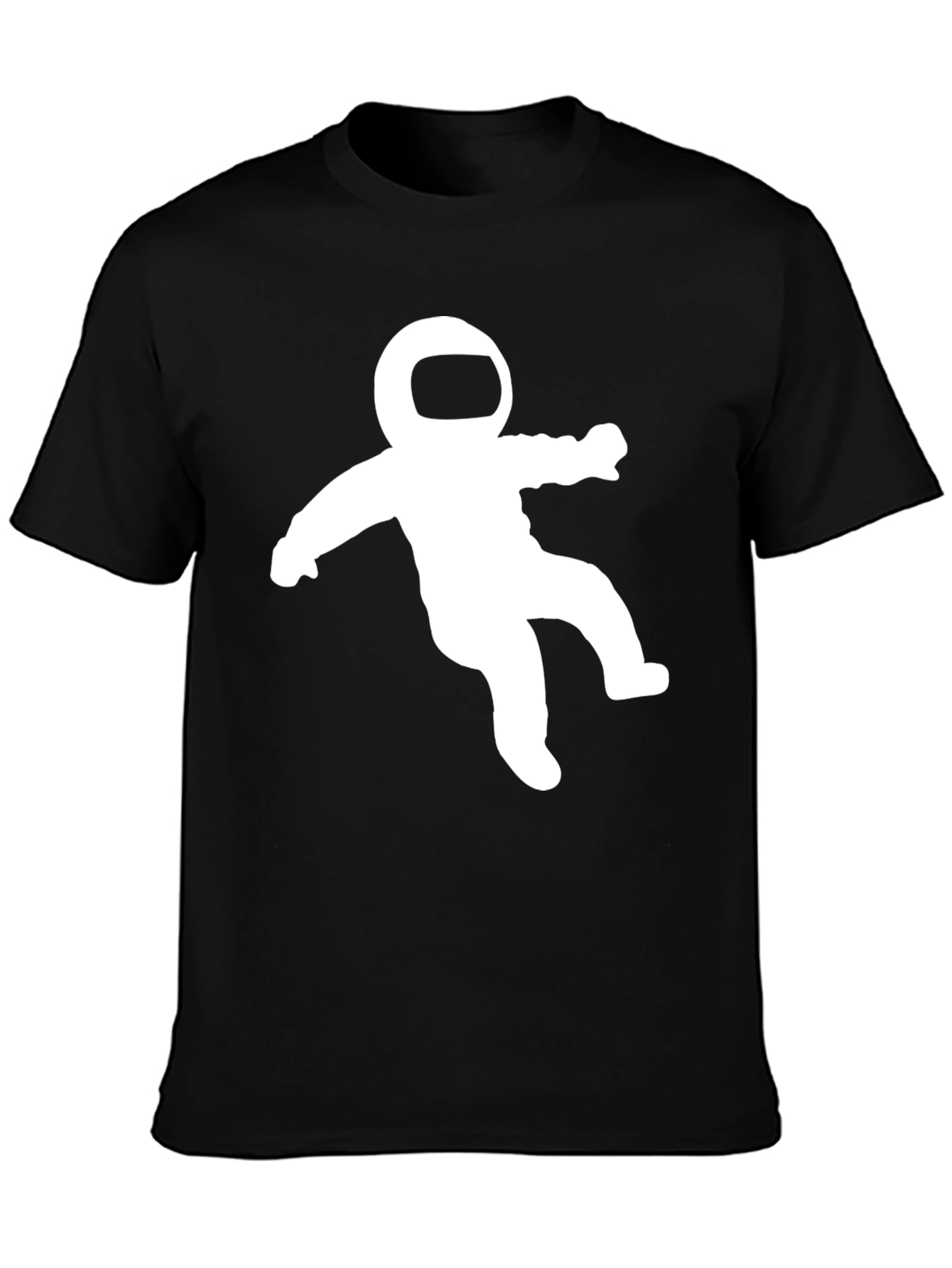 Astronaut Graphic Black T-Shirt - Space Explorer Tee
