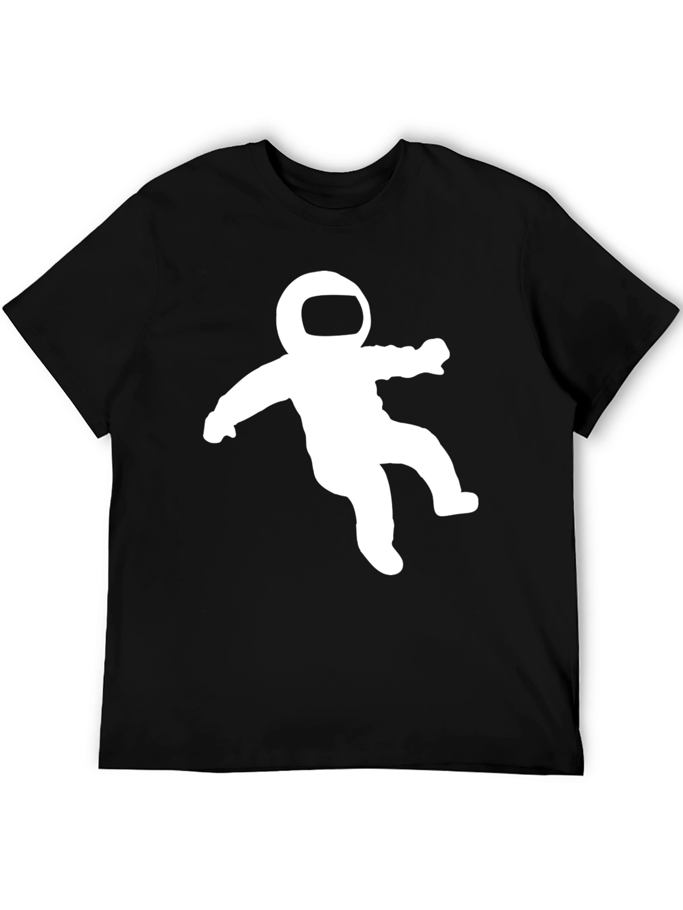 Astronaut Graphic Black T-Shirt - Space Explorer Tee