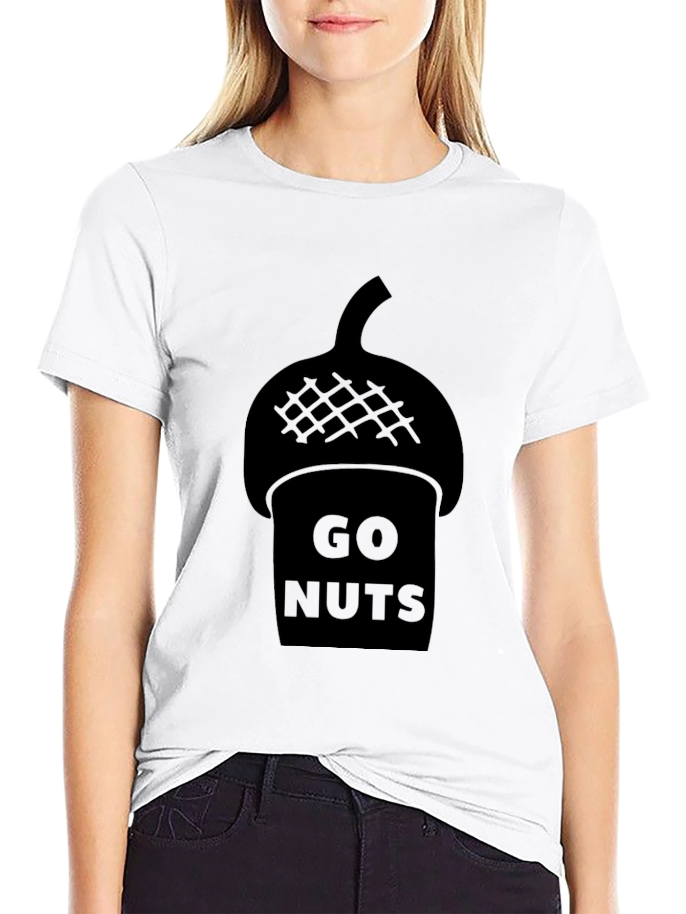 Go Nuts Acorn Graphic T-Shirt