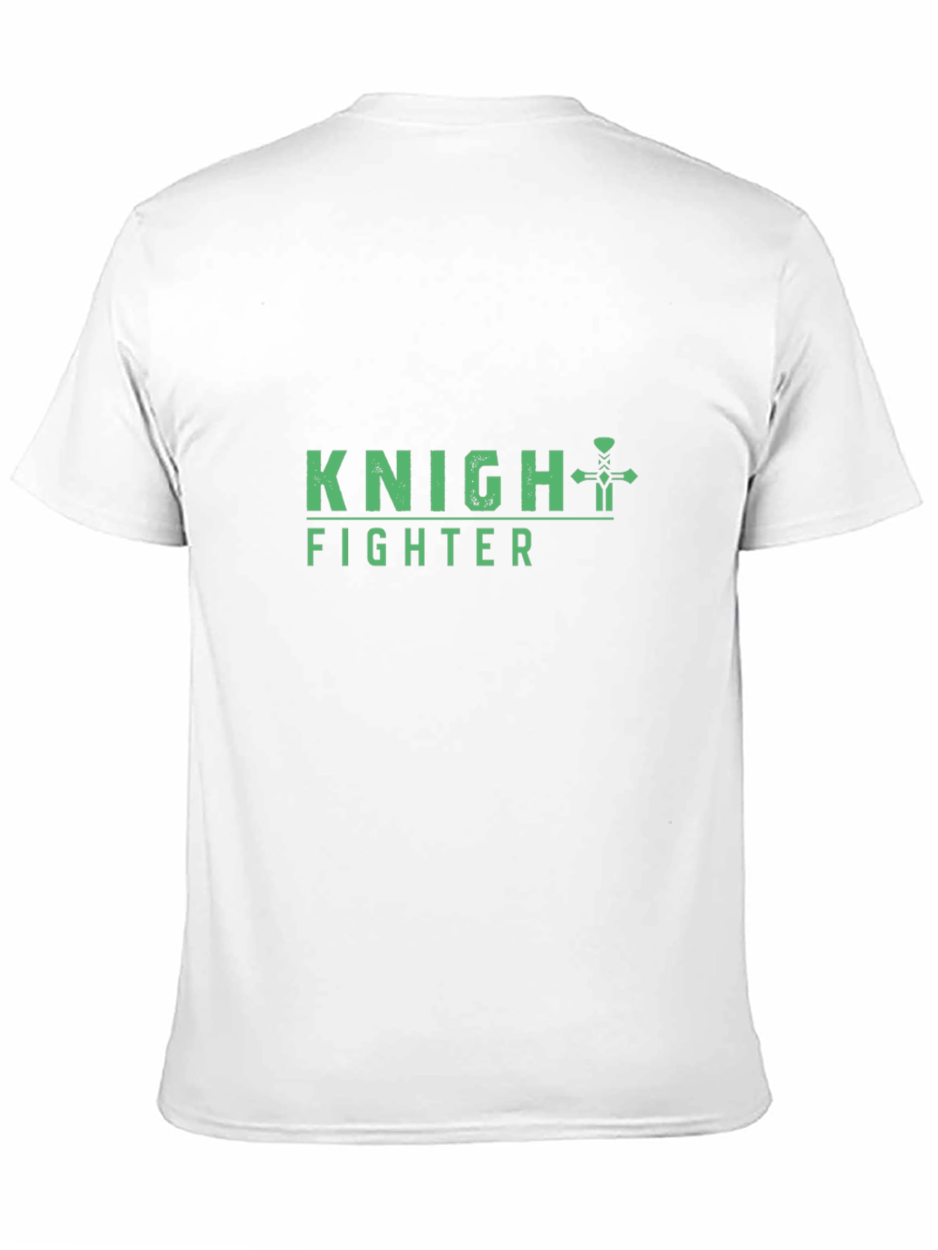 Knight Fighter Graphic T-Shirt - Black