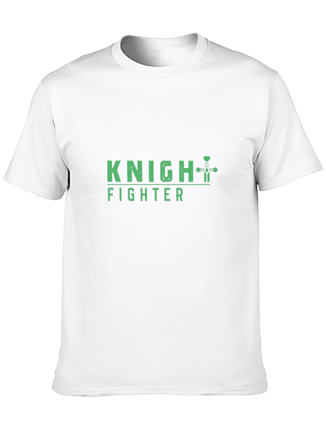 Knight Fighter Graphic T-Shirt - Black