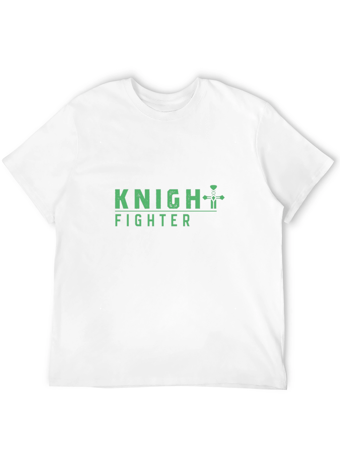 Knight Fighter Graphic T-Shirt - Black