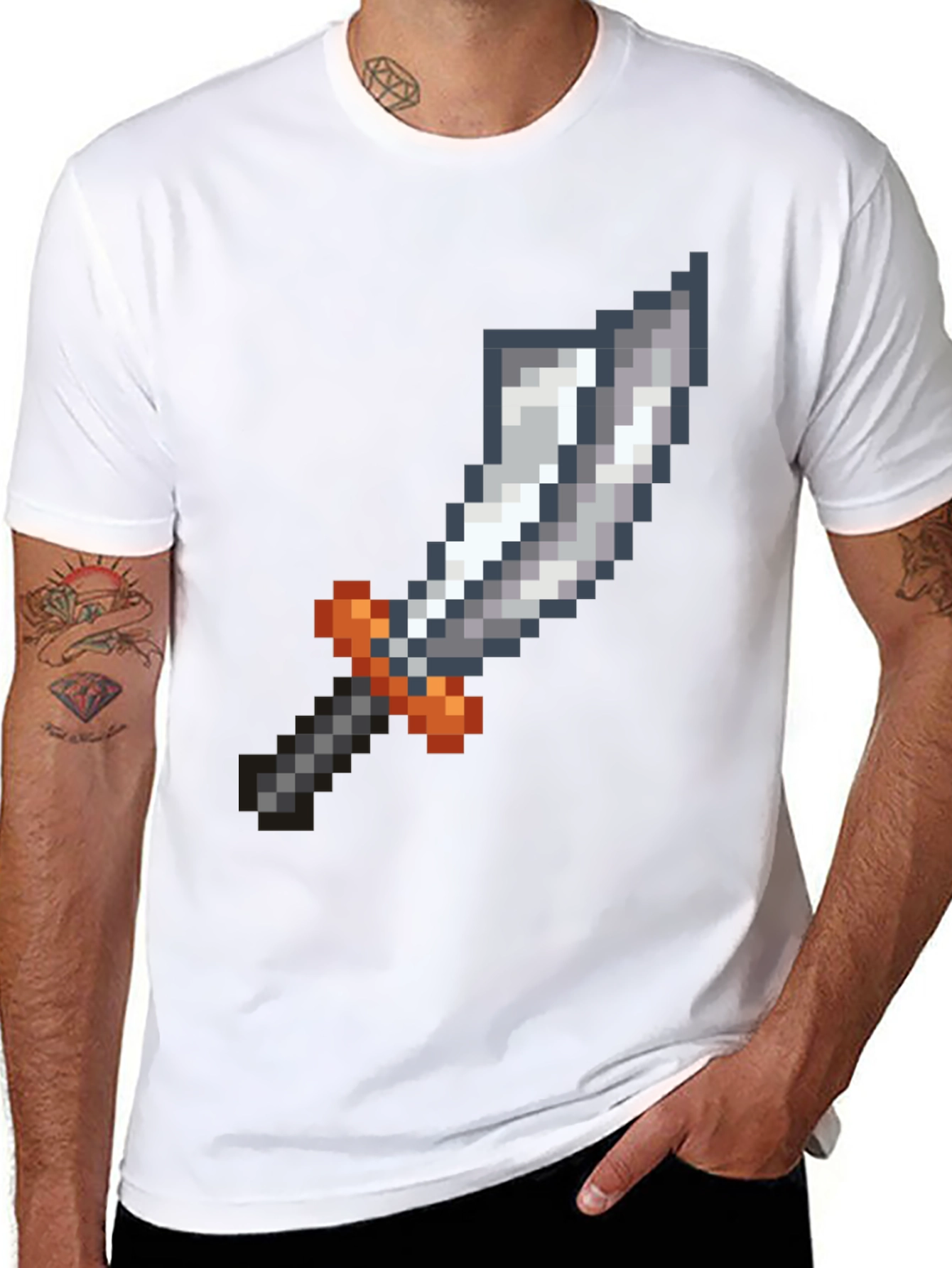 Pixel Sword T-Shirt - Gamer Style