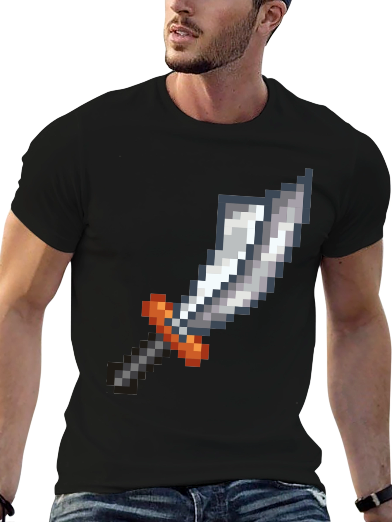 Pixel Sword T-Shirt - Gamer Style