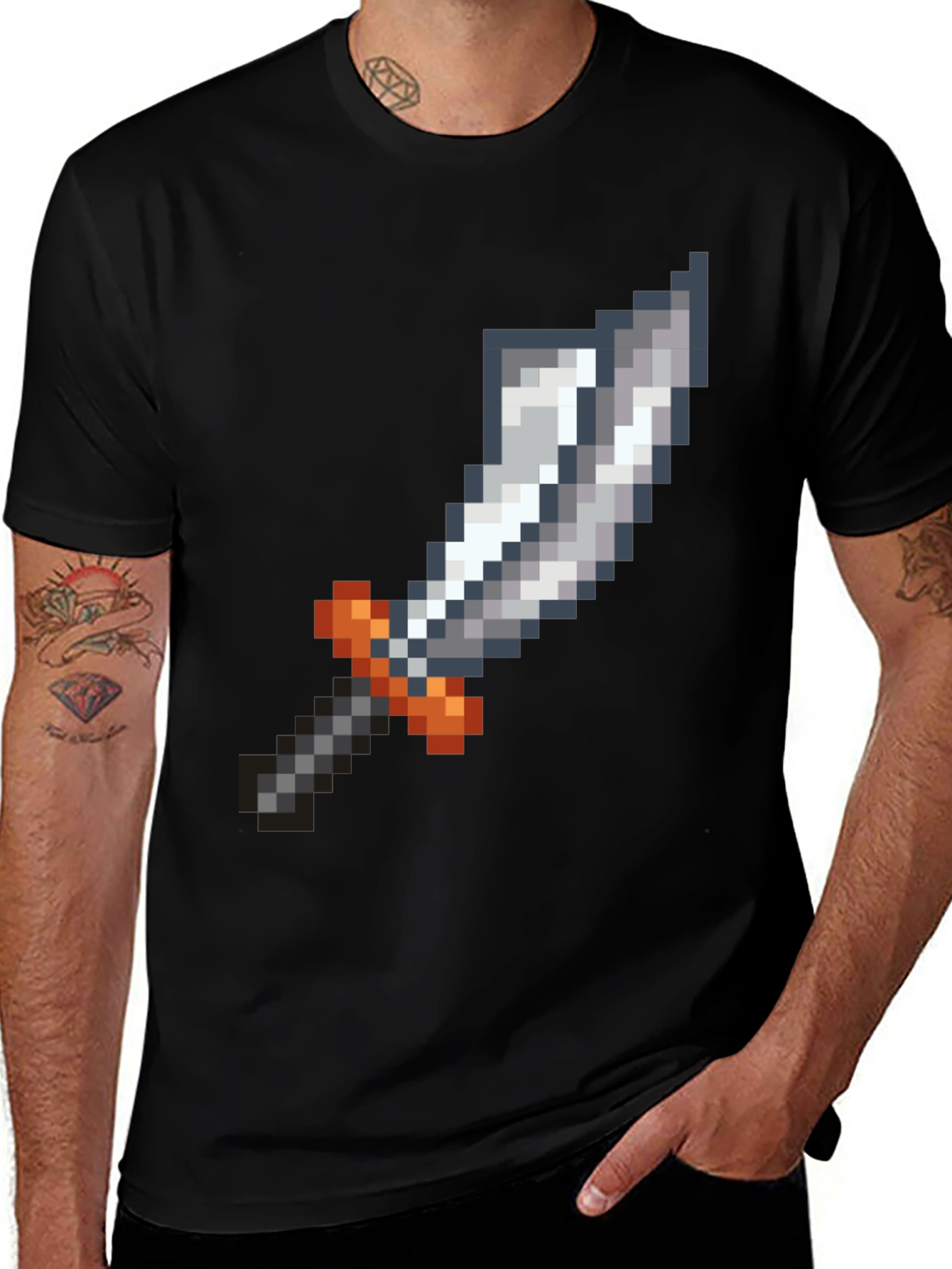 Pixel Sword T-Shirt - Gamer Style
