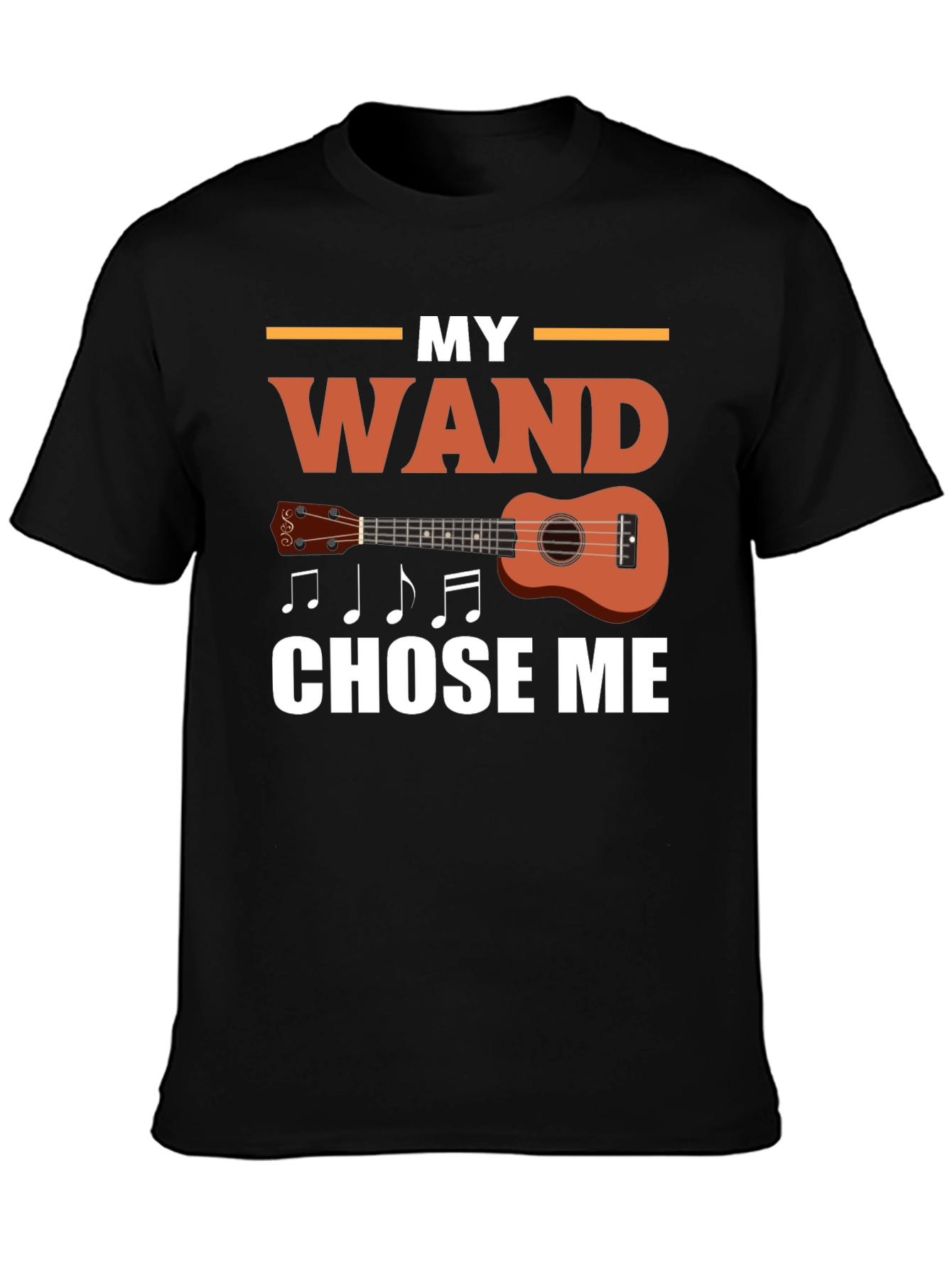 My Wand Chose Me Ukulele T-Shirt