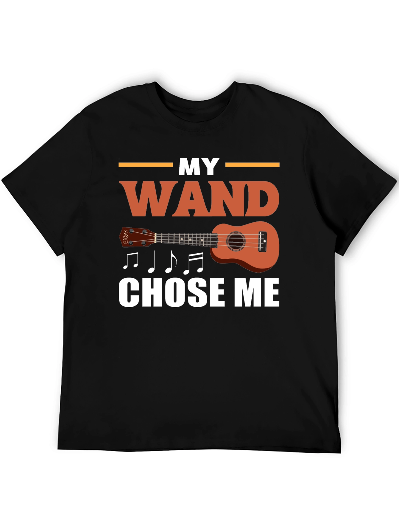 My Wand Chose Me Ukulele T-Shirt