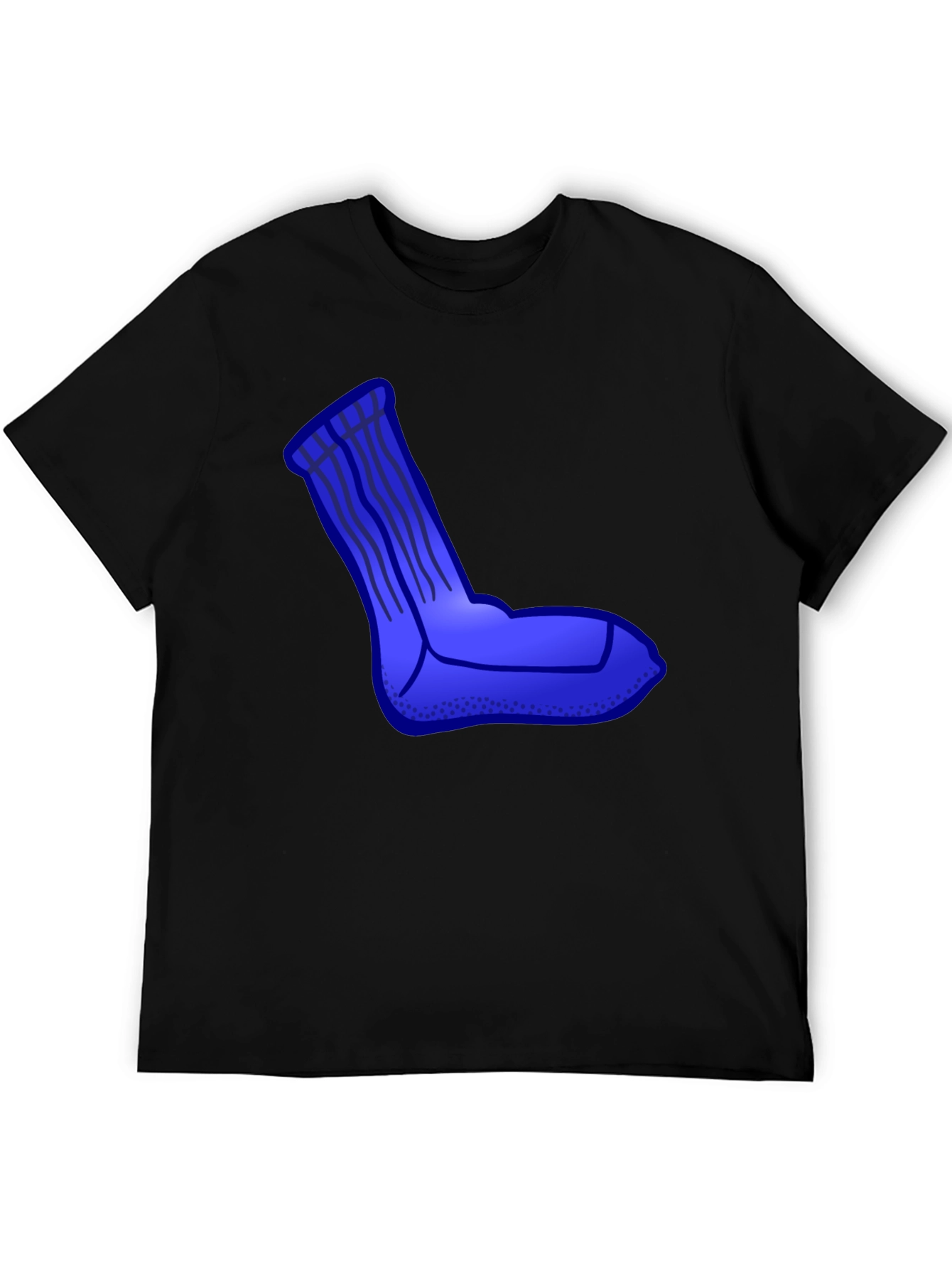 Sock Graphic Black T-Shirt