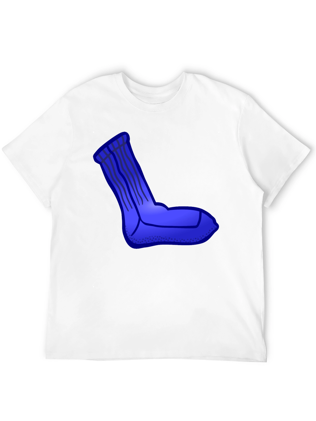 Sock Graphic Black T-Shirt