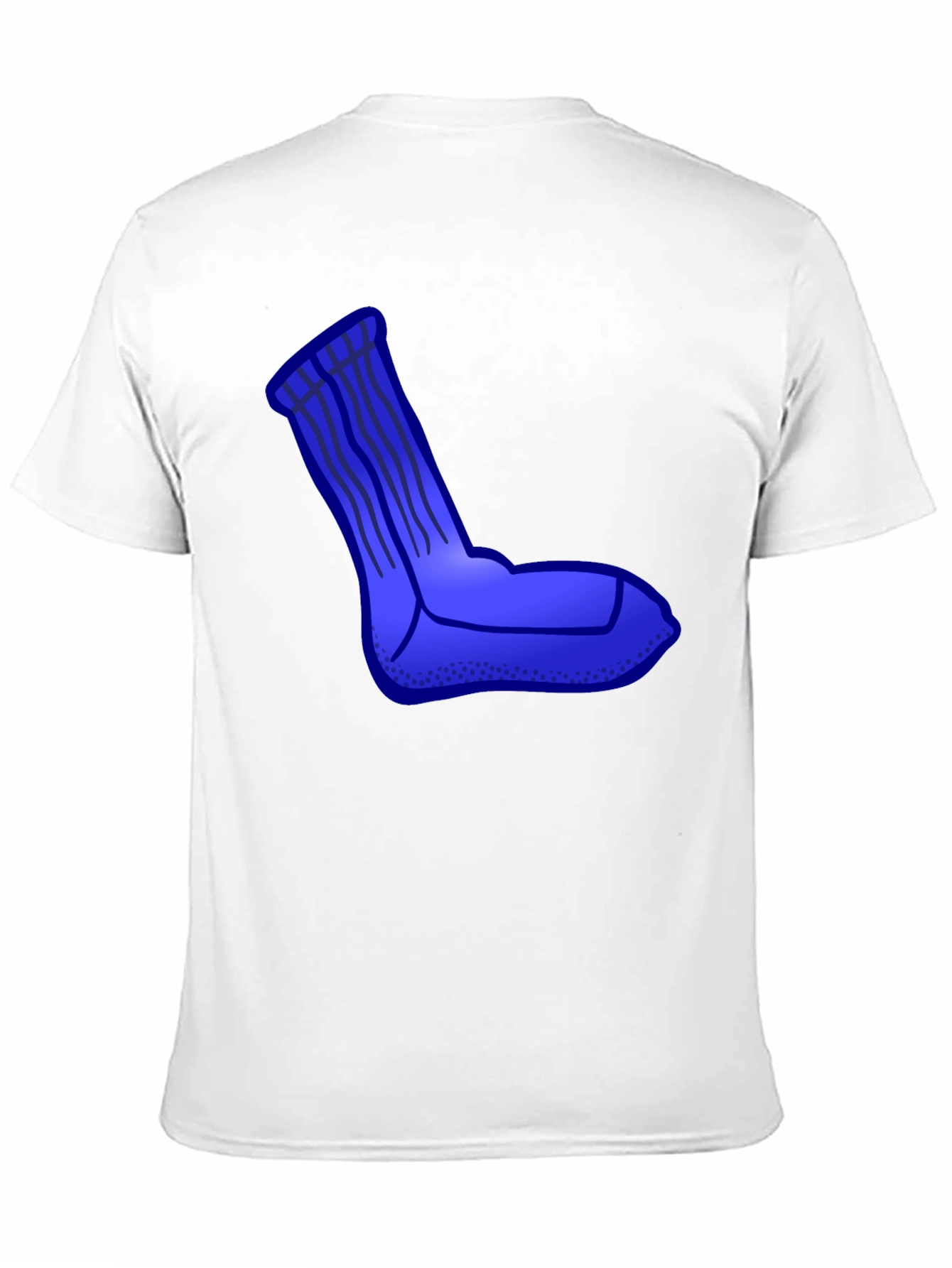 Sock Graphic Black T-Shirt