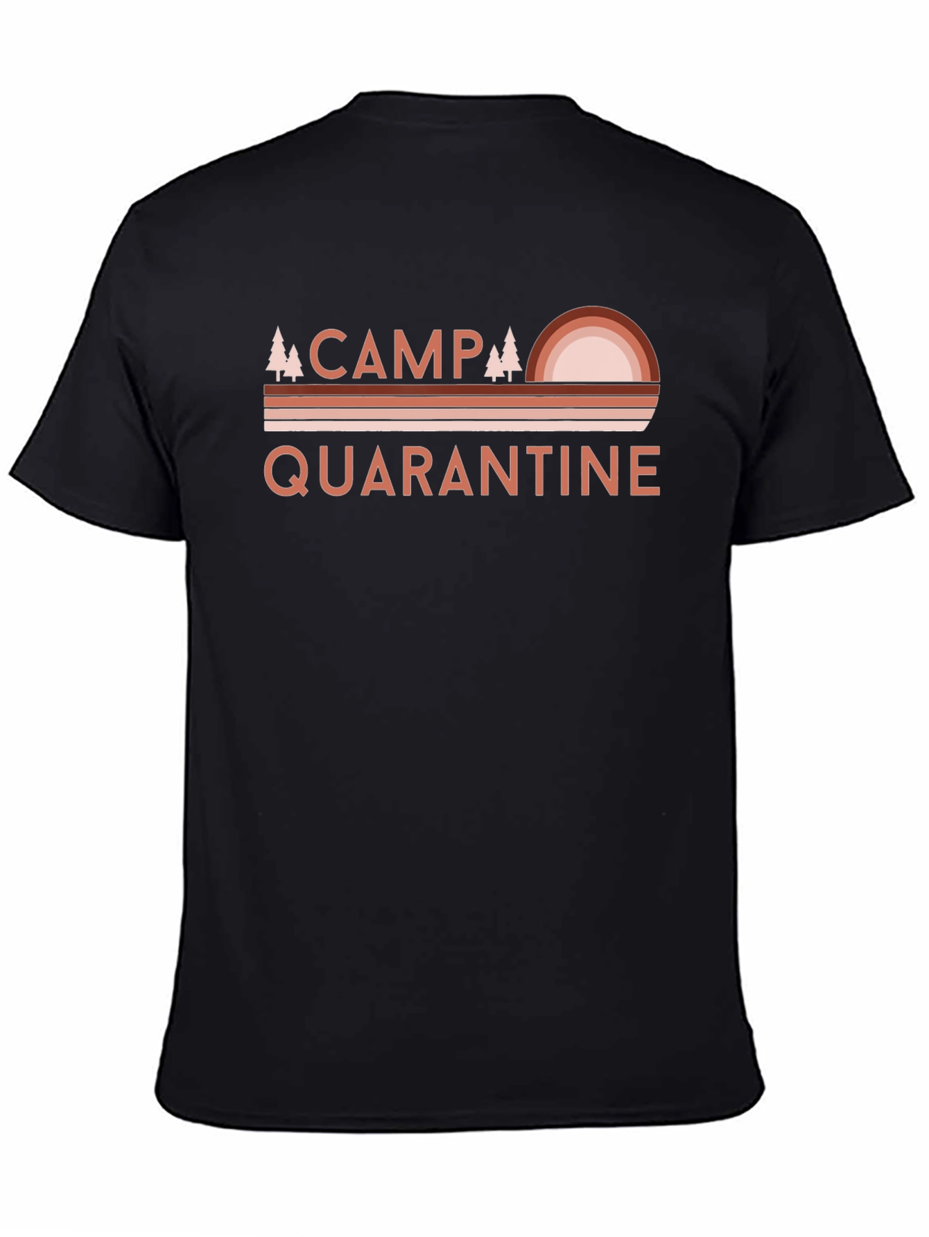 Camp Quarantine T-Shirt - Retro Camping Graphic Tee
