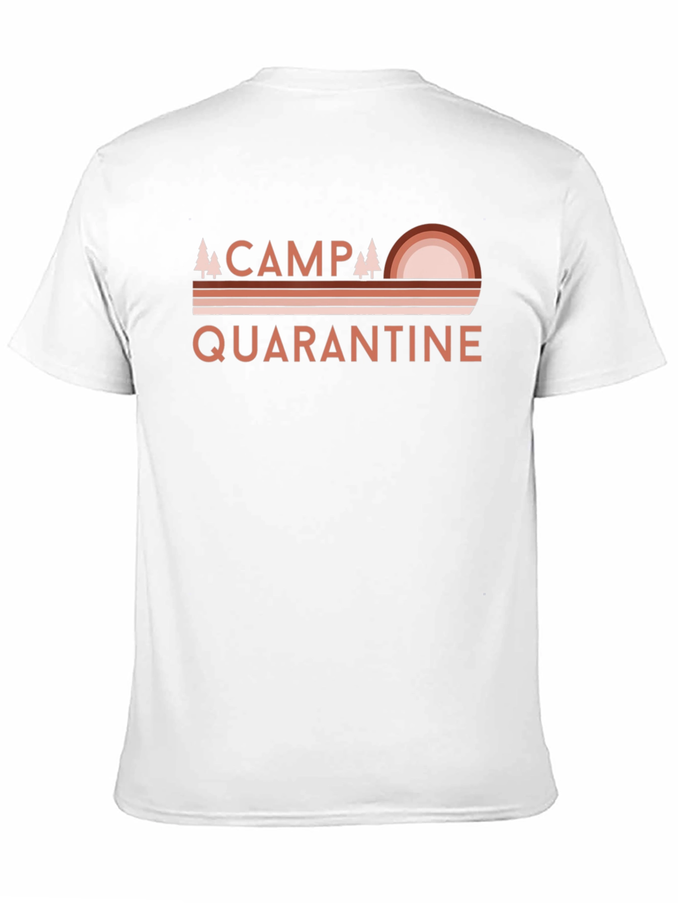 Camp Quarantine T-Shirt - Retro Camping Graphic Tee