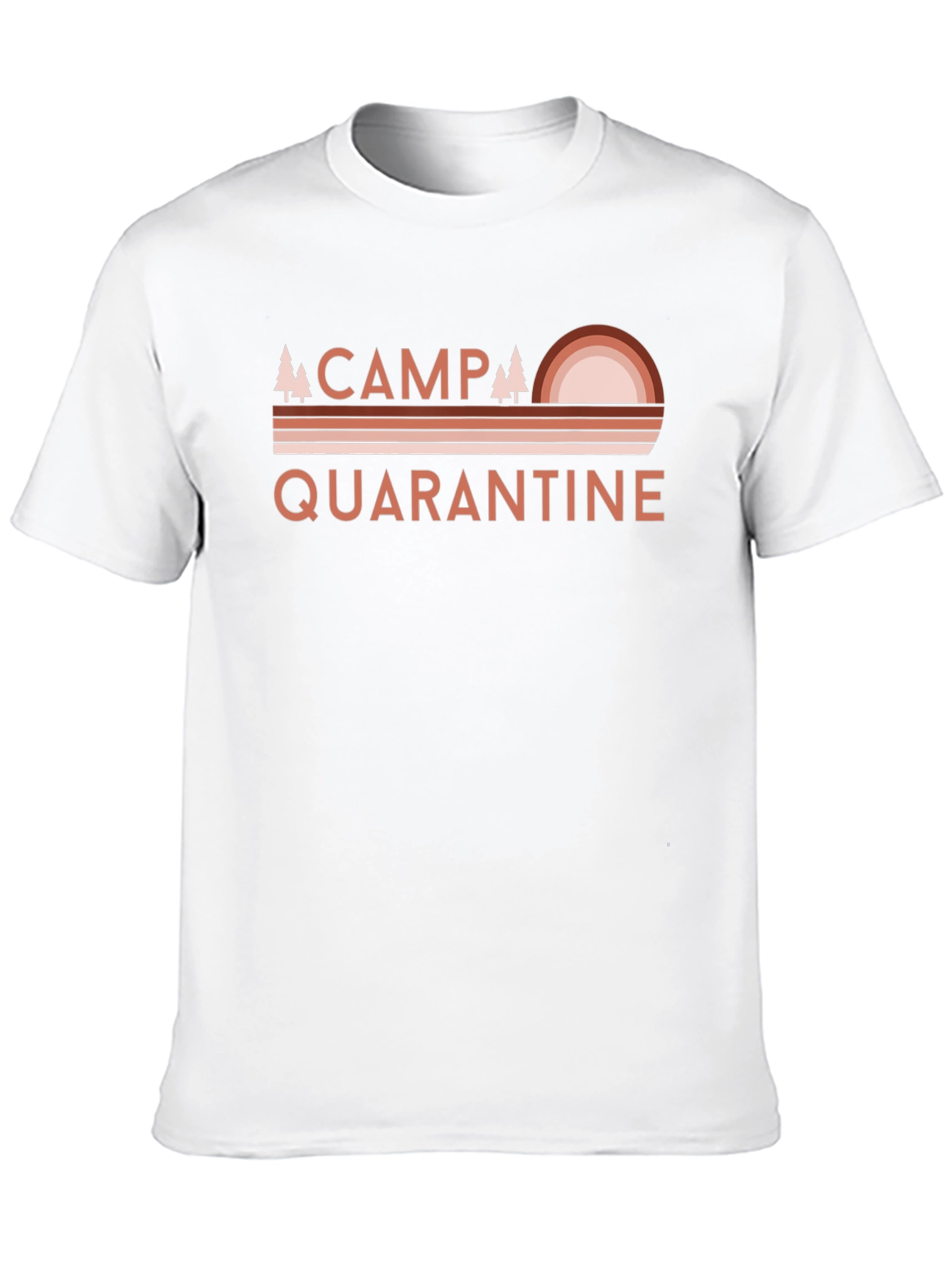 Camp Quarantine T-Shirt - Retro Camping Graphic Tee