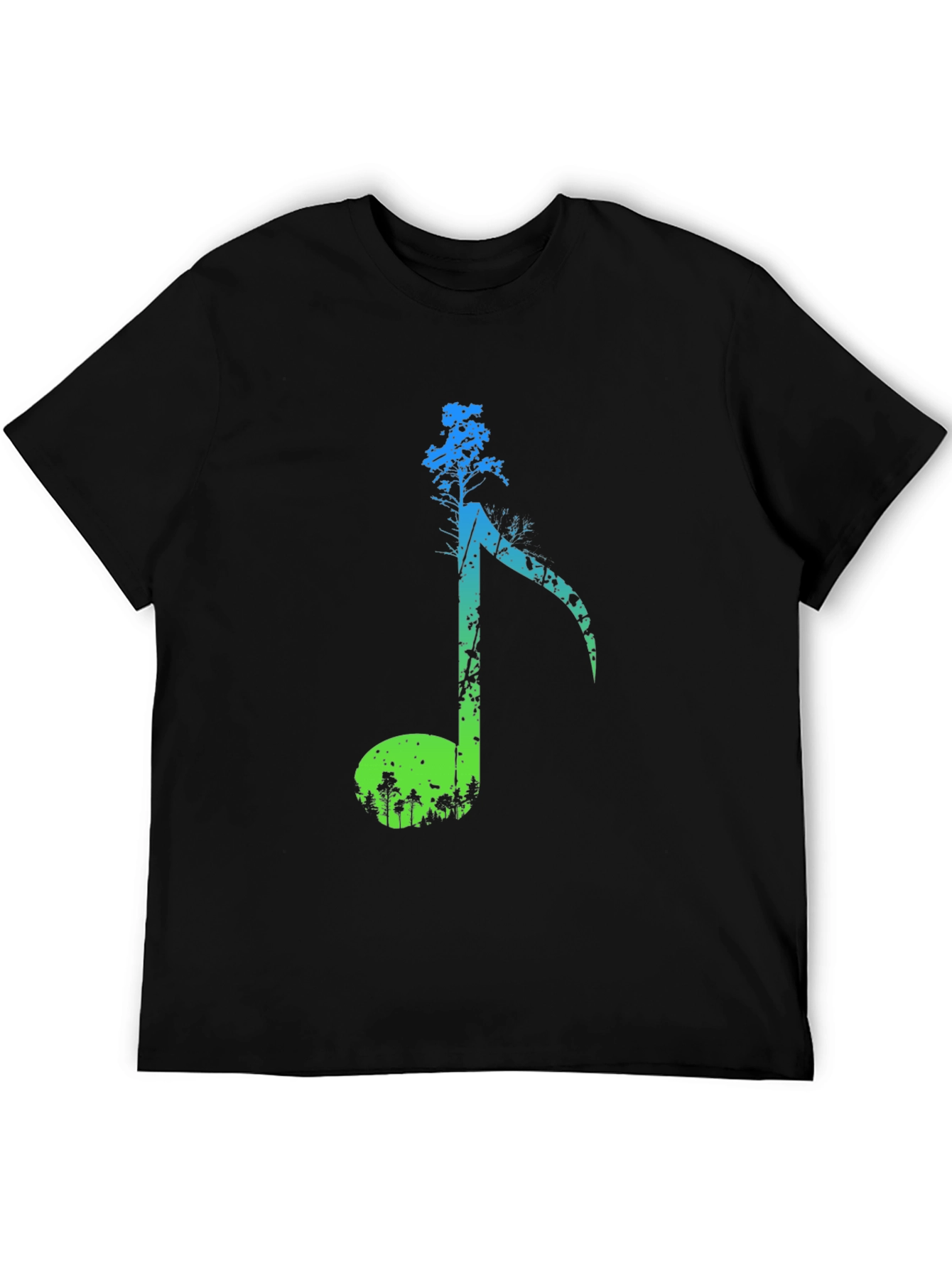 Music Note Forest Graphic Tee