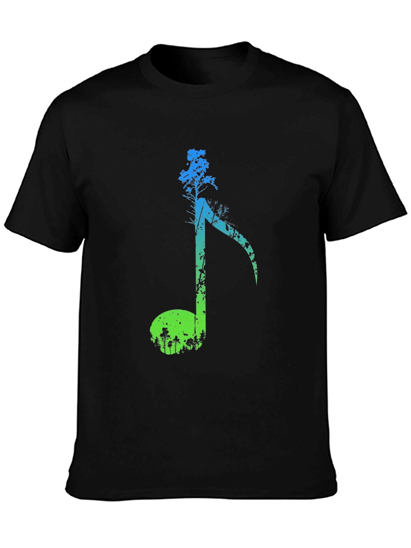 Music Note Forest Graphic Tee