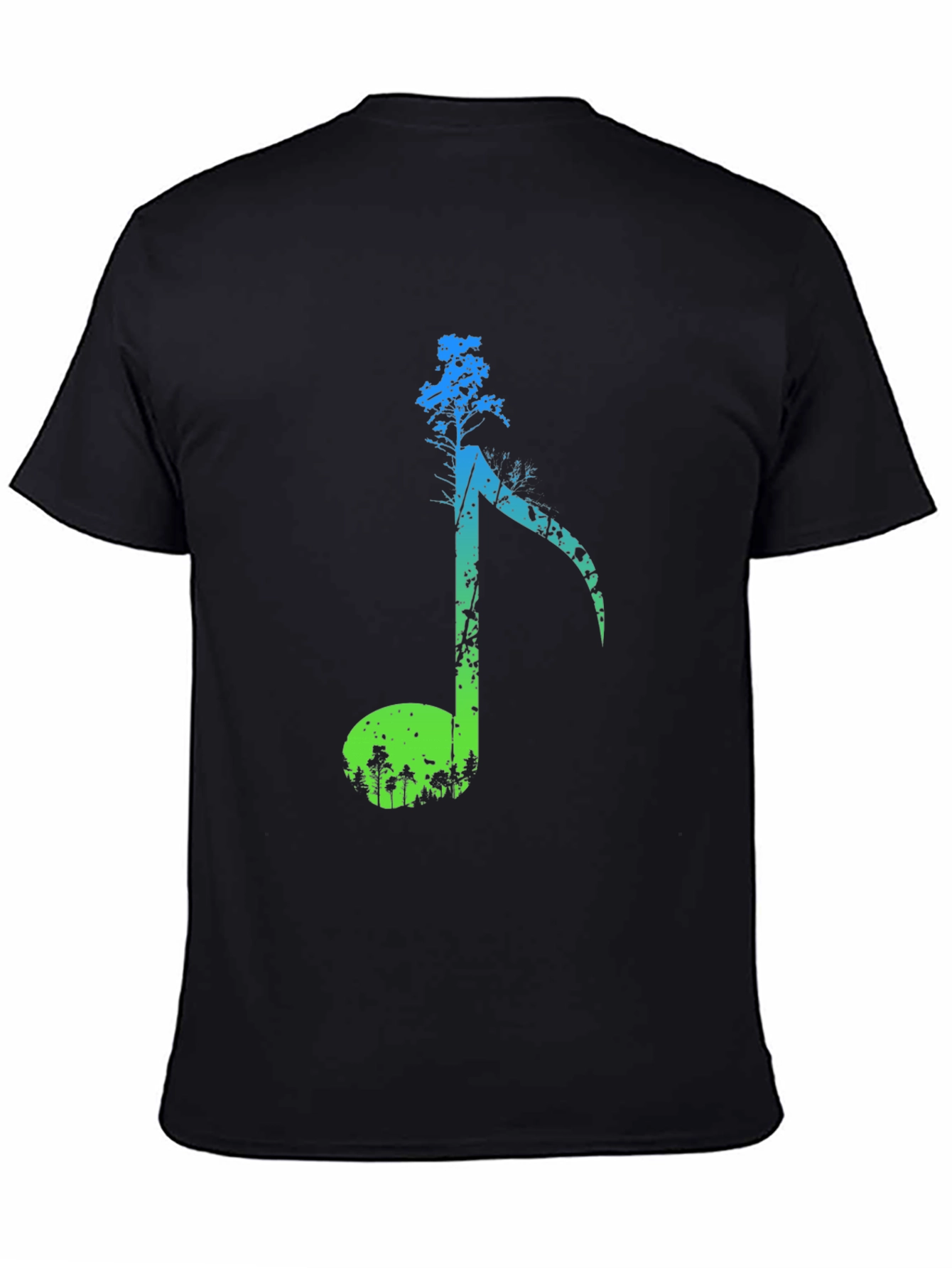 Music Note Forest Graphic Tee