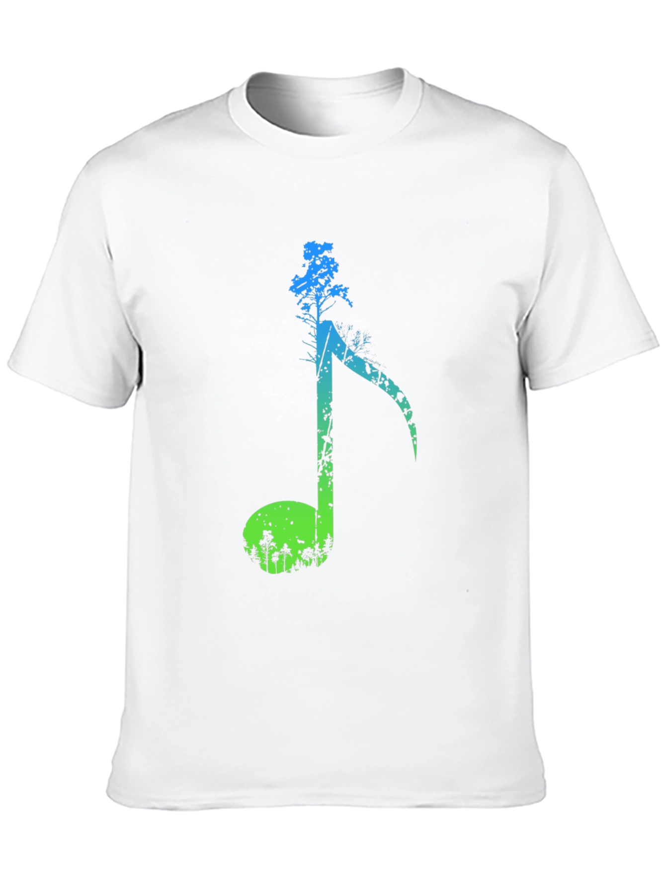 Music Note Forest Graphic Tee