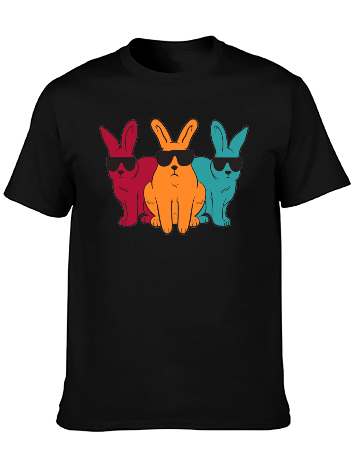Cool Bunny Graphic T-Shirt