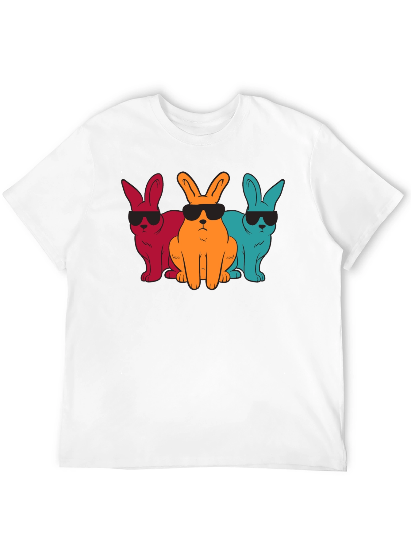 Cool Bunny Graphic T-Shirt