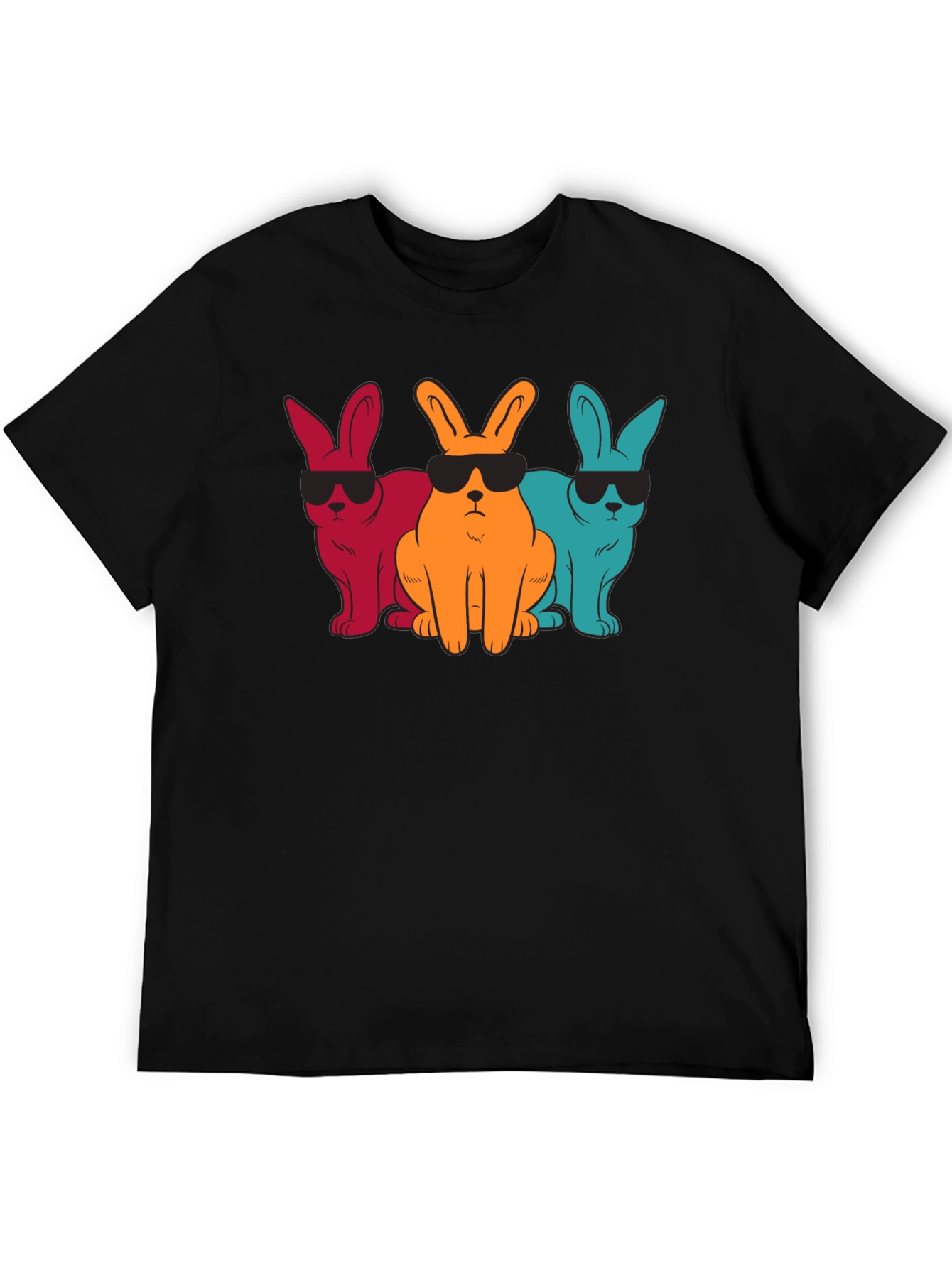 Cool Bunny Graphic T-Shirt
