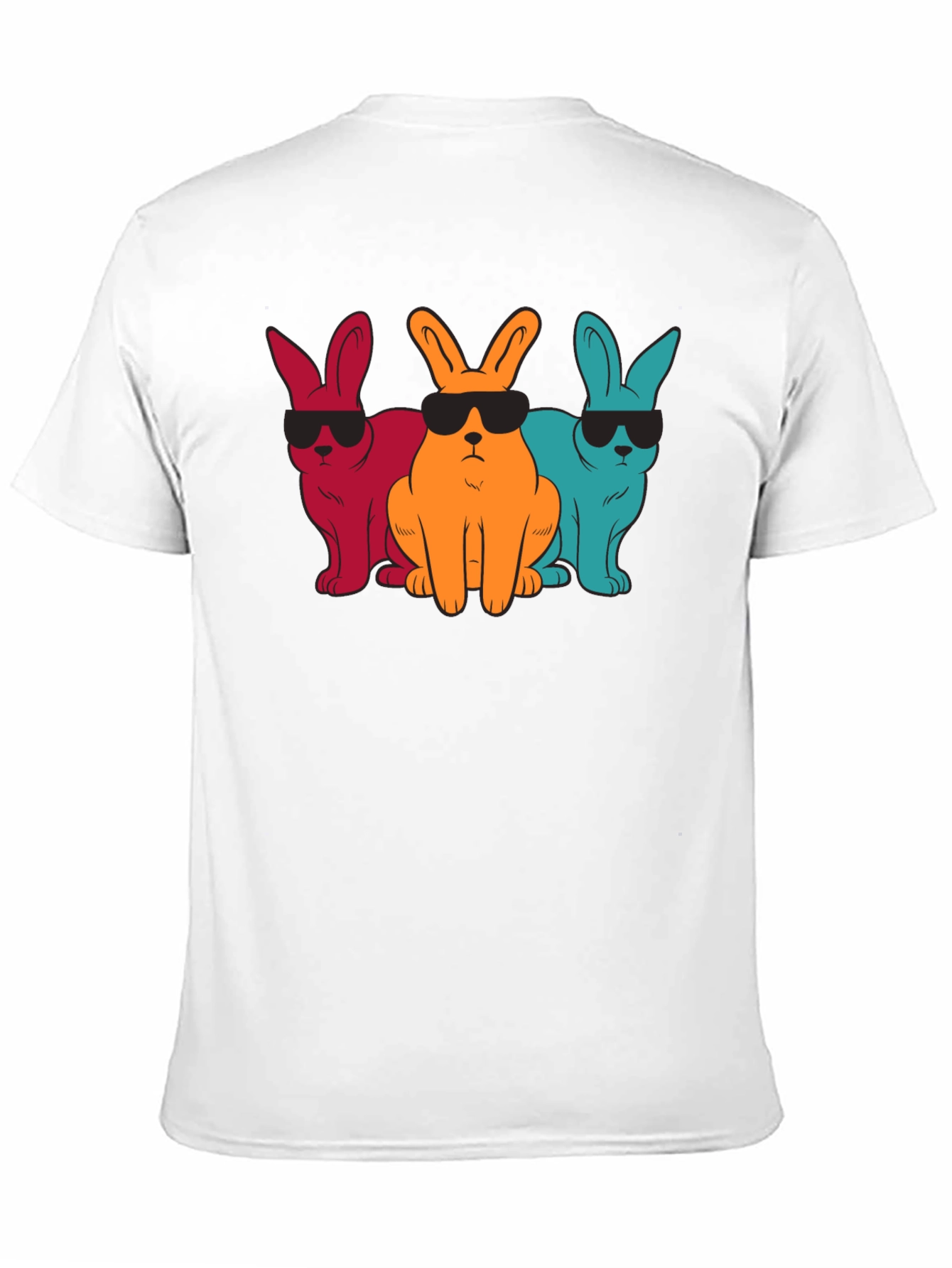 Cool Bunny Graphic T-Shirt