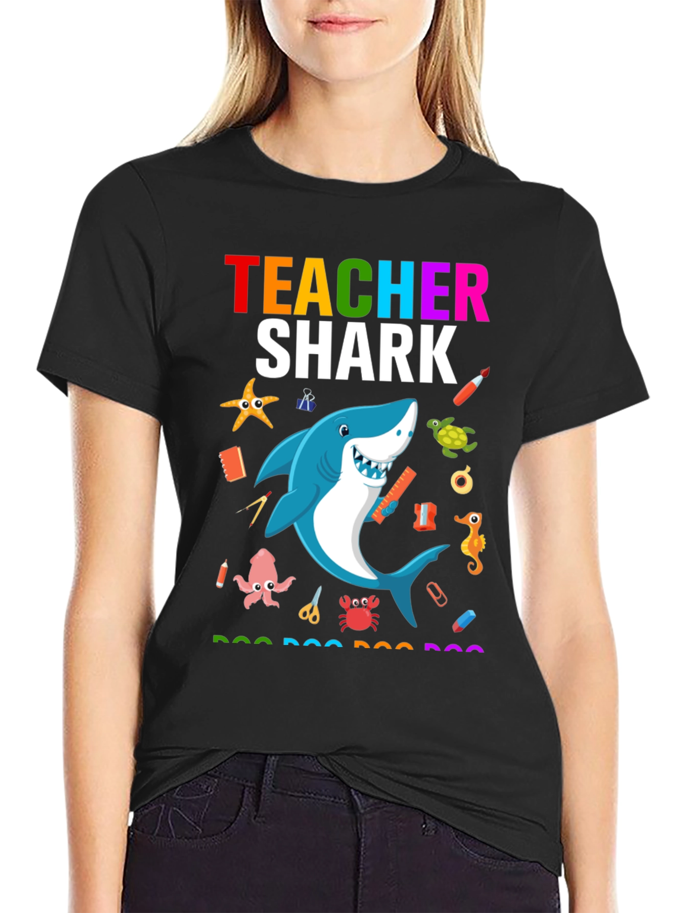 Teacher Shark T-Shirt - Back to School