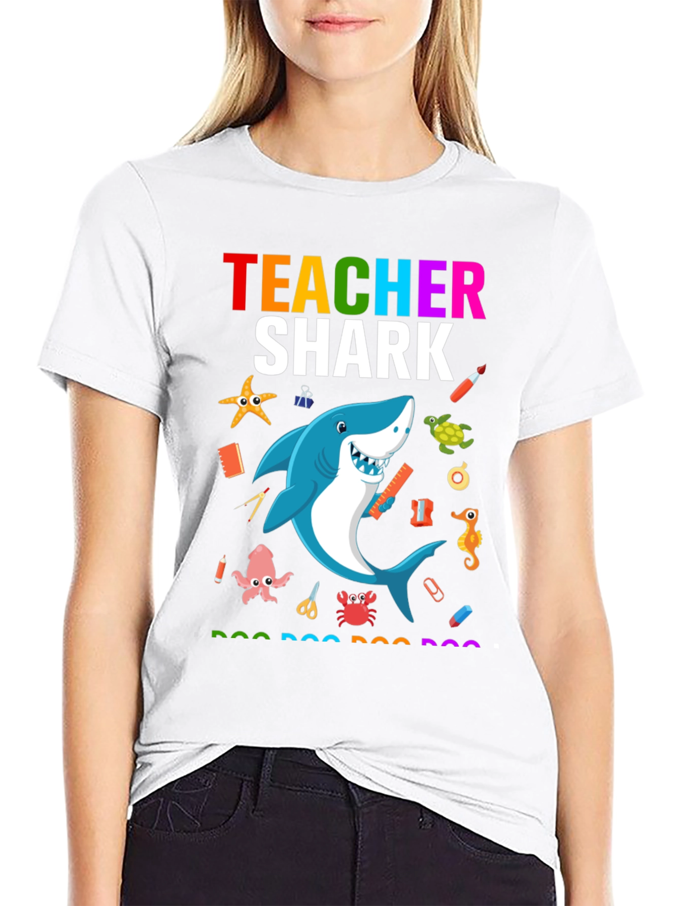 Teacher Shark T-Shirt - Back to School