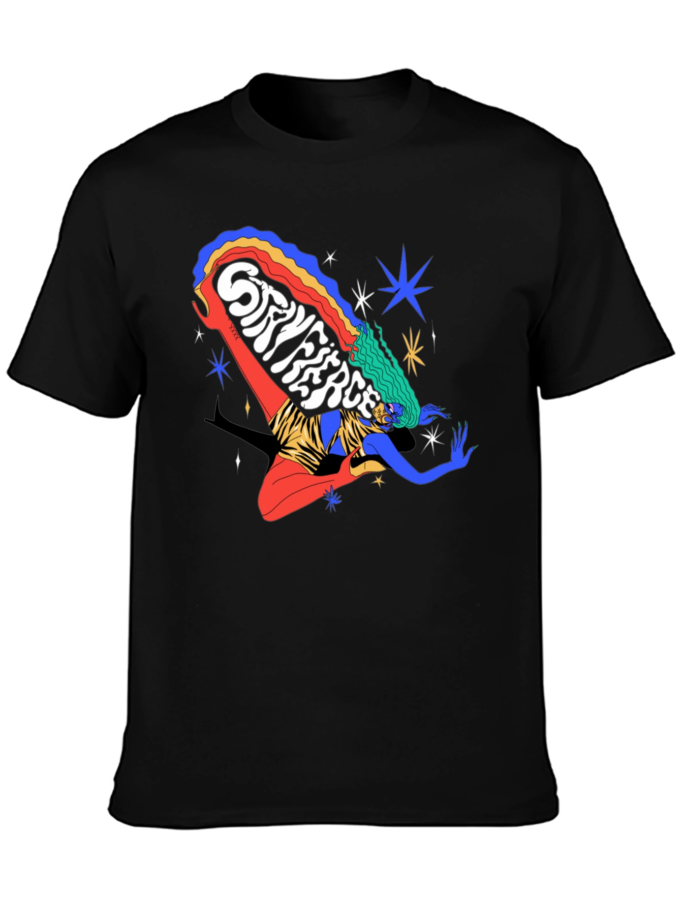 Stay Fierce Graphic Tee - Bold & Unique Design