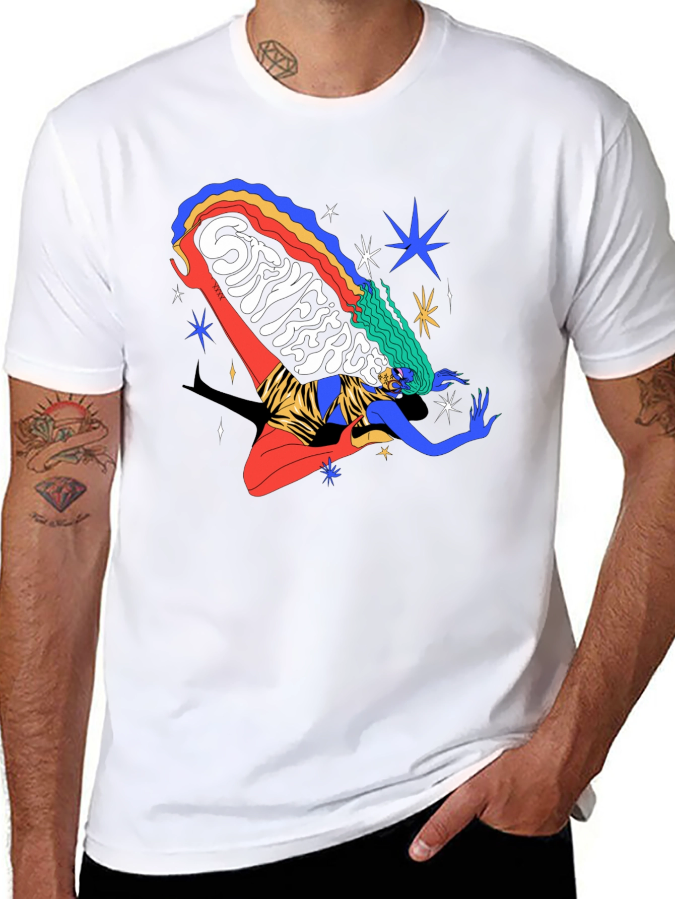 Stay Fierce Graphic Tee - Bold & Unique Design