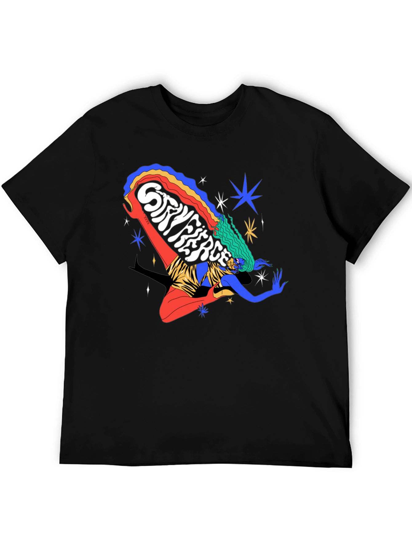 Stay Fierce Graphic Tee - Bold & Unique Design