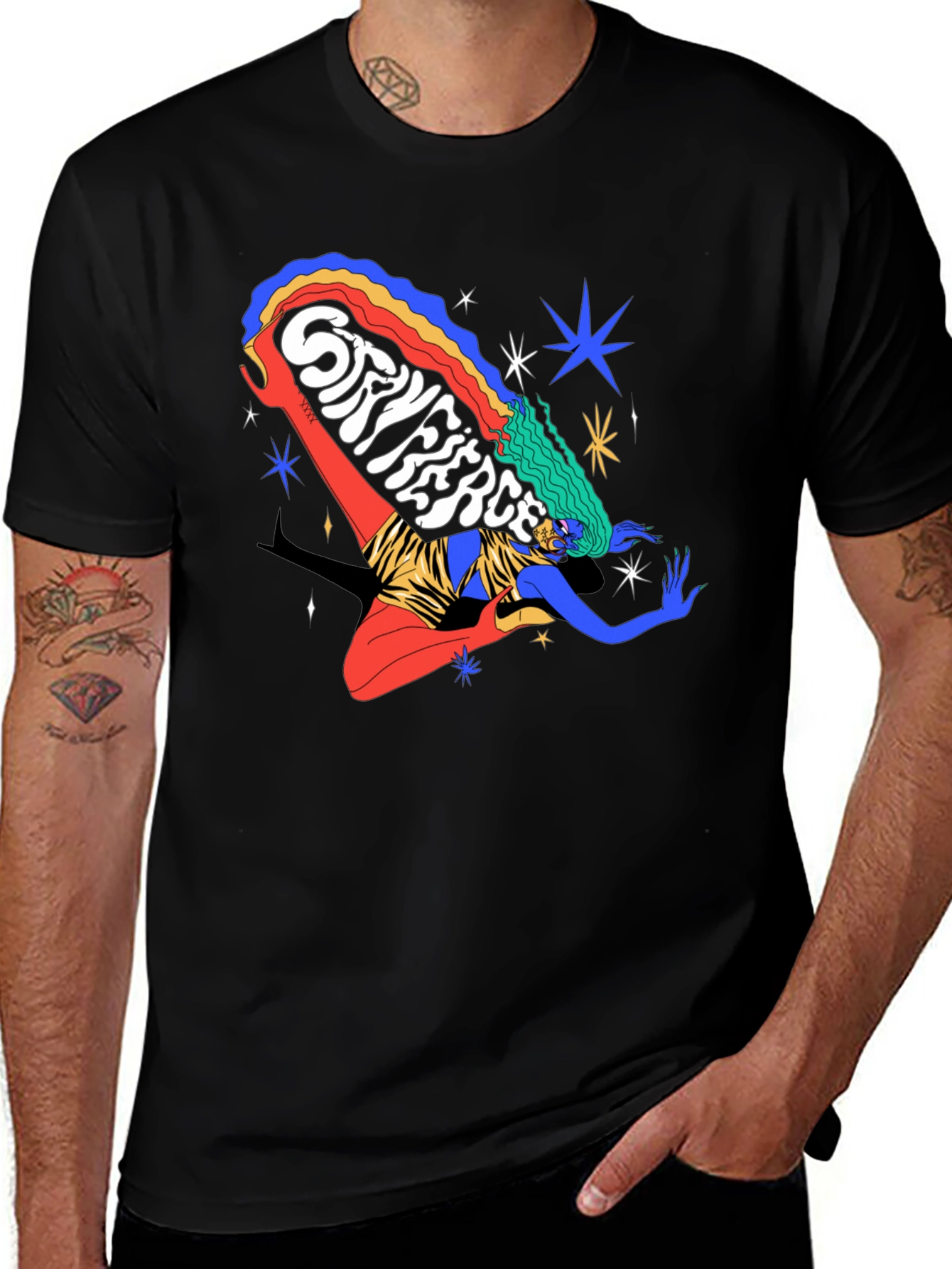 Stay Fierce Graphic Tee - Bold & Unique Design