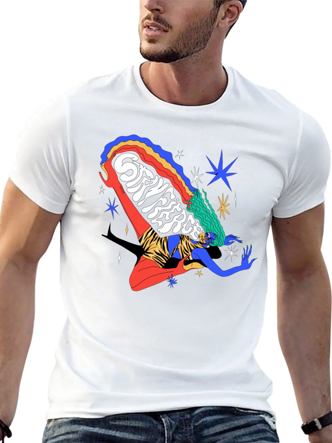 Stay Fierce Graphic Tee - Bold & Unique Design