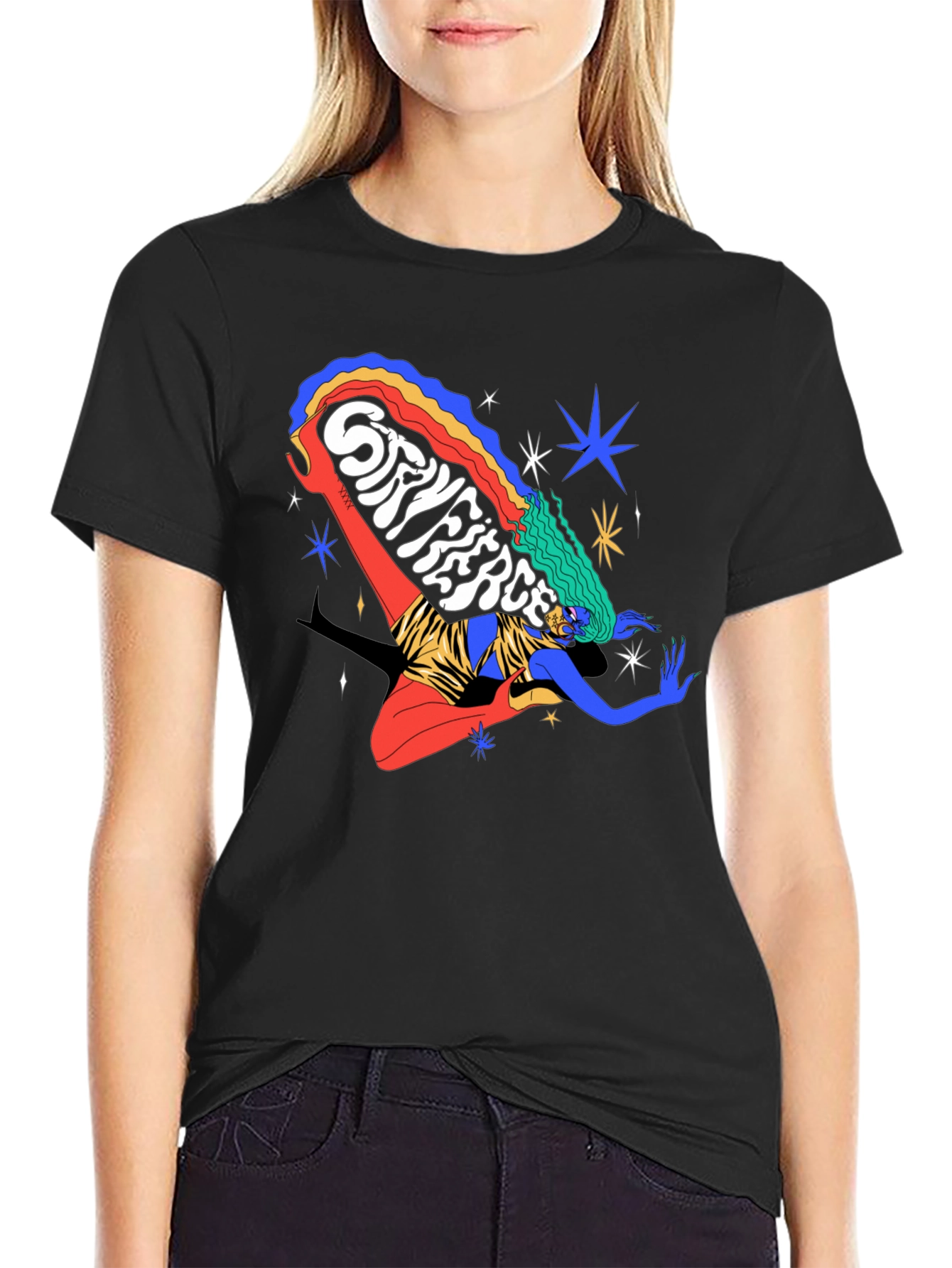 Stay Fierce Graphic Tee - Bold & Unique Design