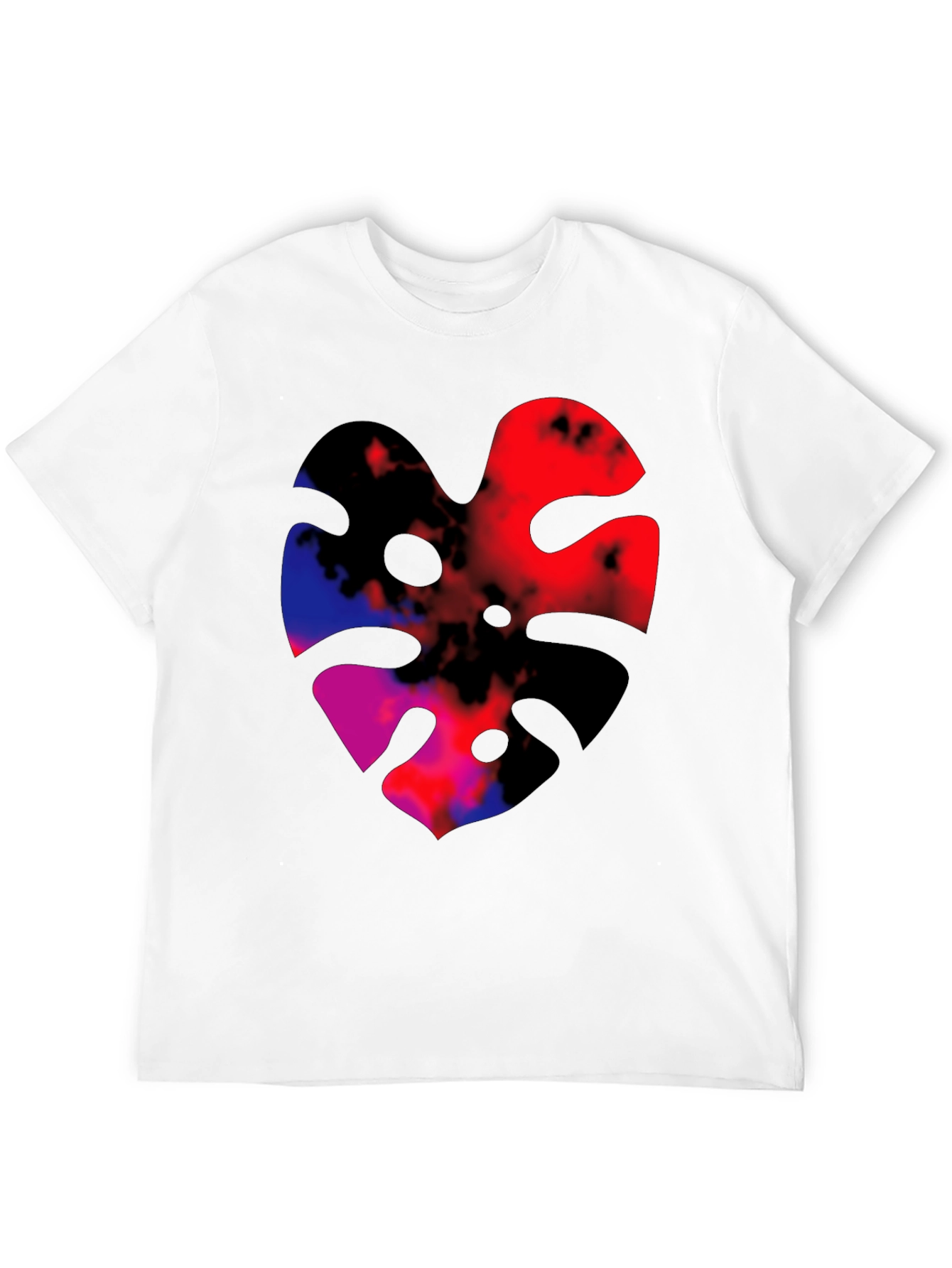 Abstract Monstera Leaf Graphic Tee