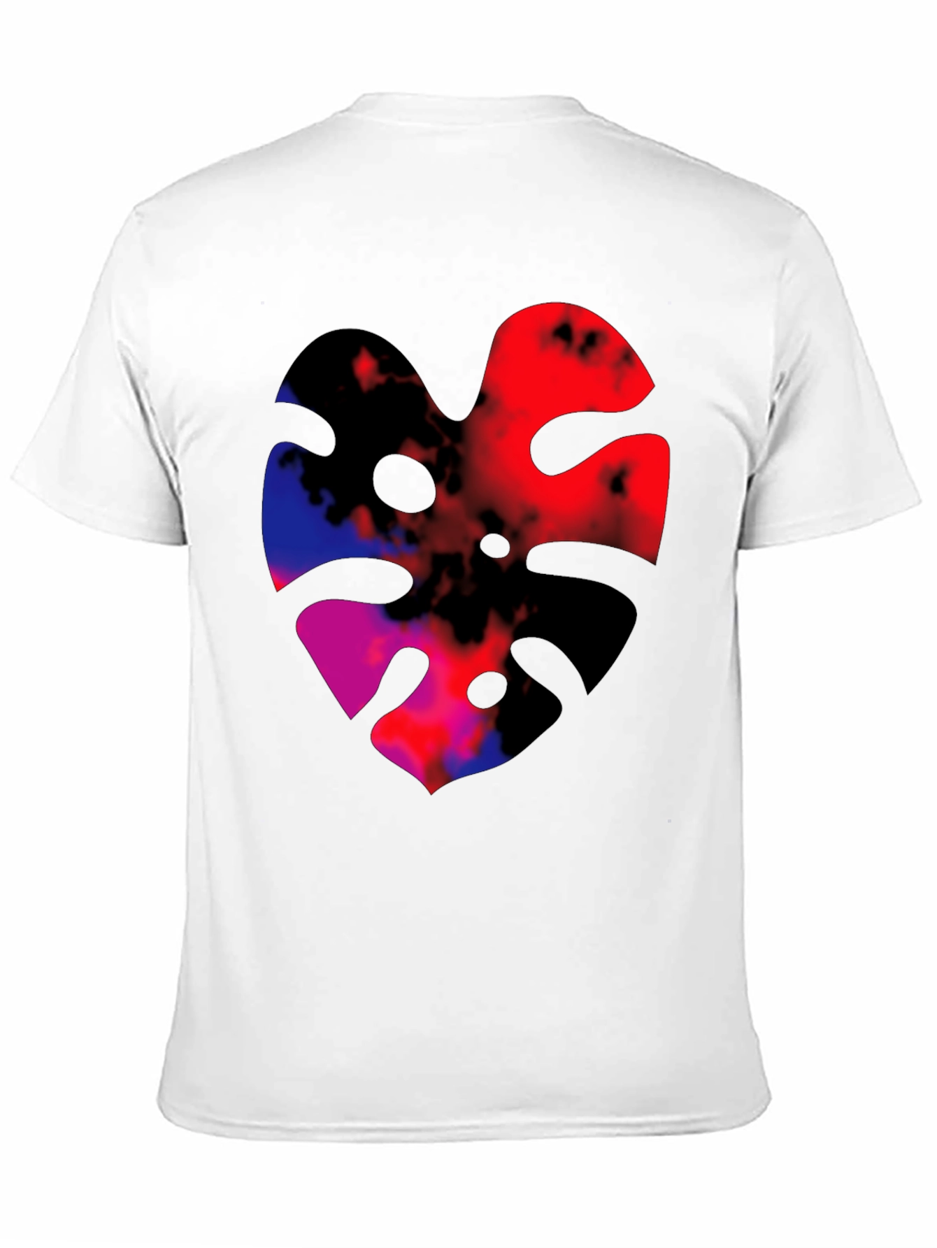 Abstract Monstera Leaf Graphic Tee
