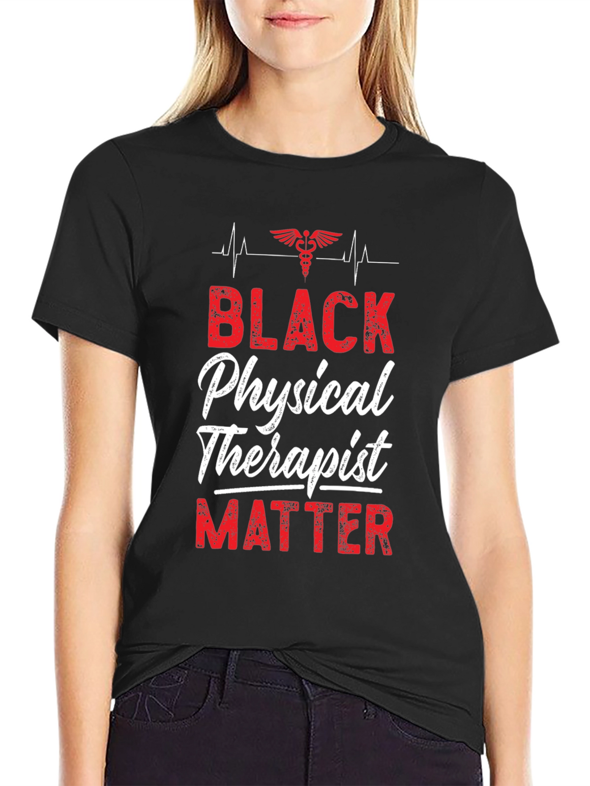 Black Physical Therapist Matter T-Shirt