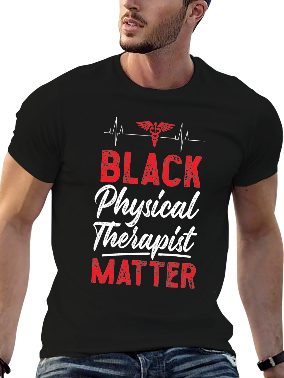 Black Physical Therapist Matter T-Shirt