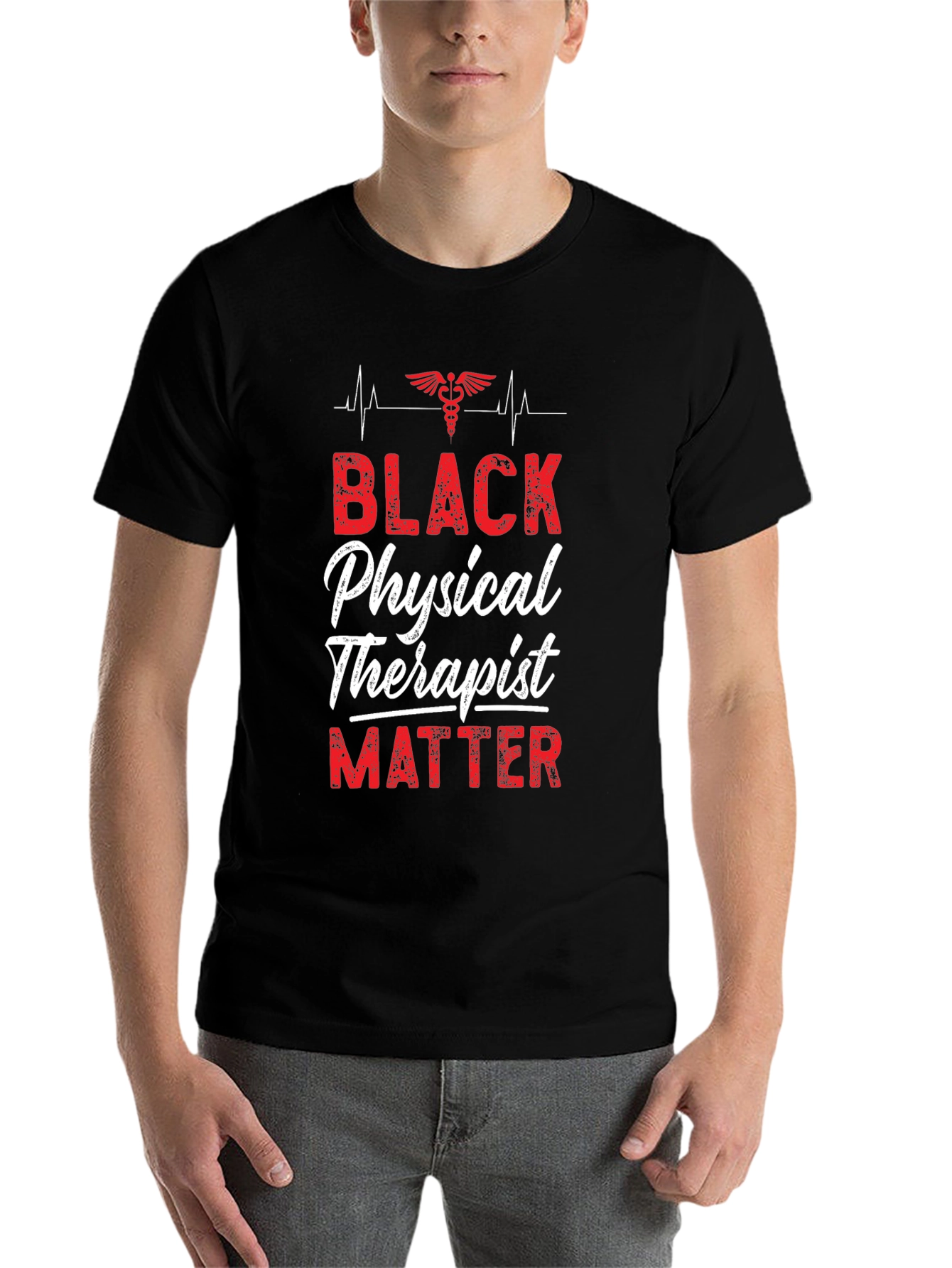 Black Physical Therapist Matter T-Shirt