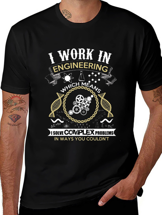 Engineering Problem Solver T-Shirt - Black