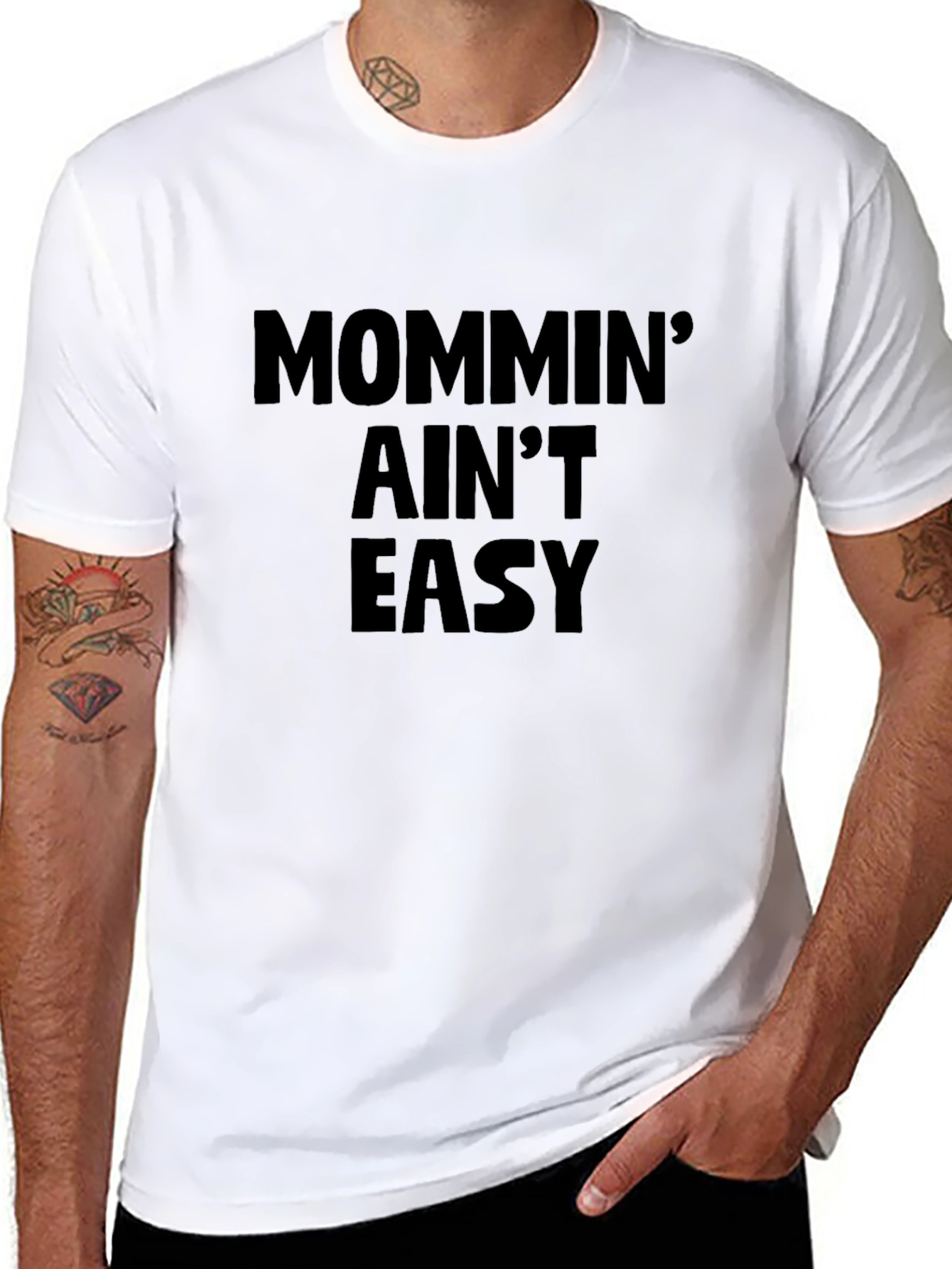 Mommin Aint Easy Black T-Shirt