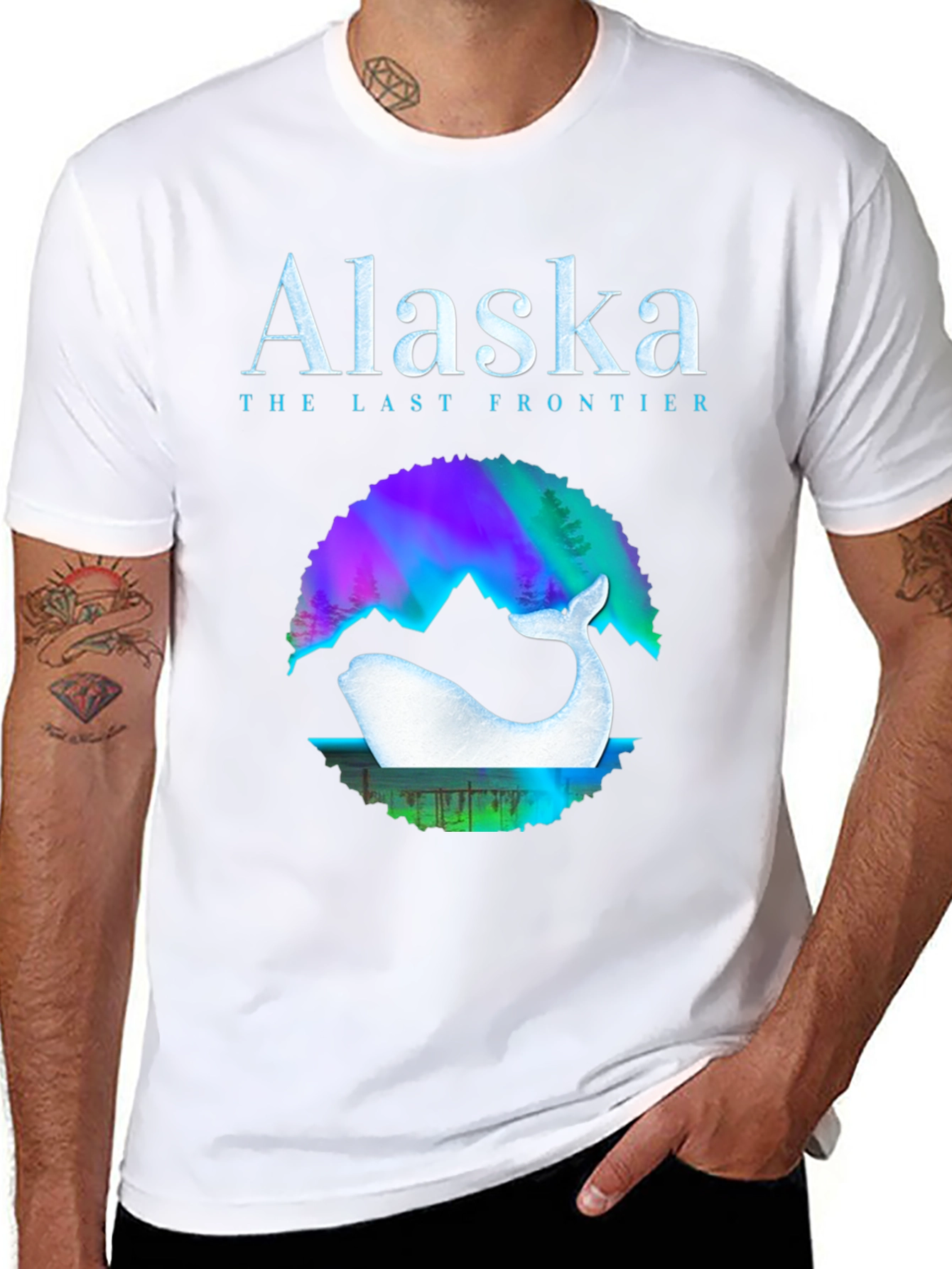 Alaska The Last Frontier Whale T-Shirt
