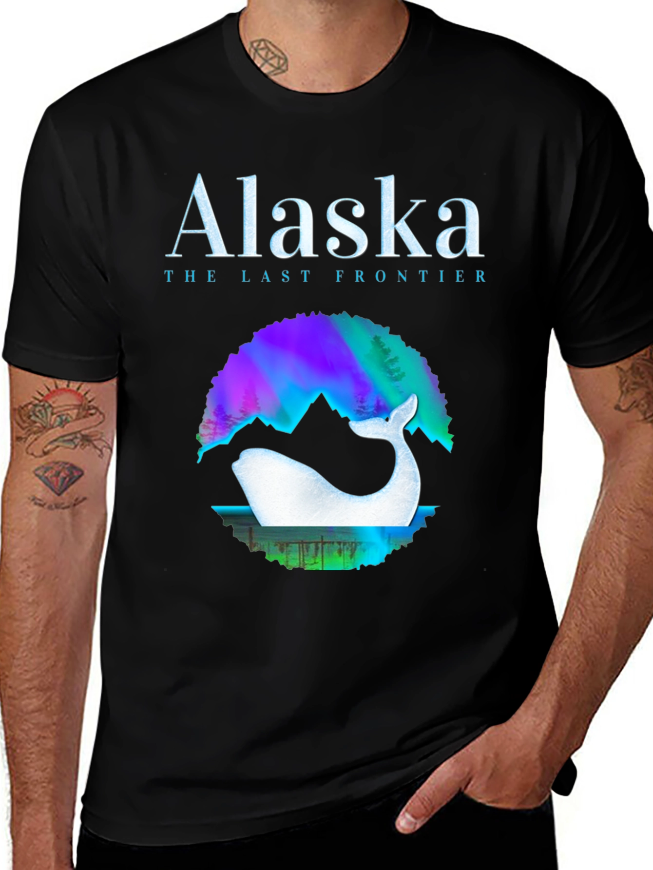 Alaska The Last Frontier Whale T-Shirt