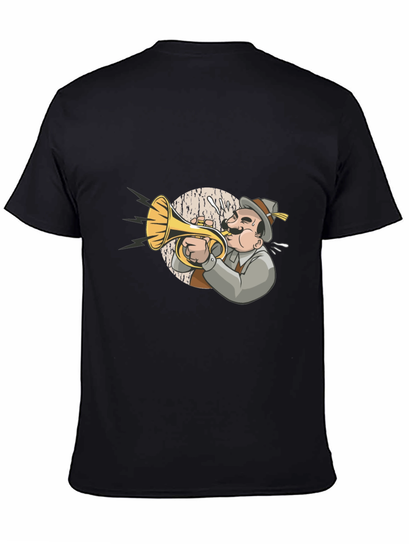 Oktoberfest Trumpet Player Black T-Shirt