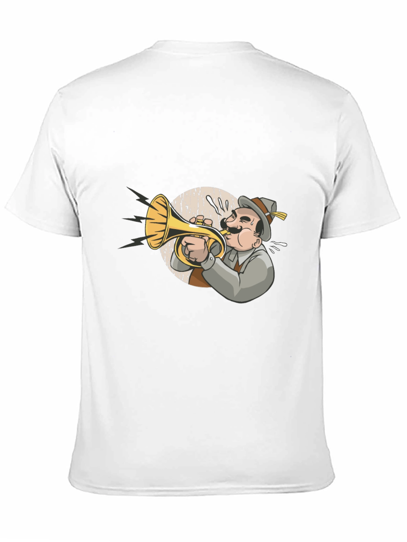 Oktoberfest Trumpet Player Black T-Shirt