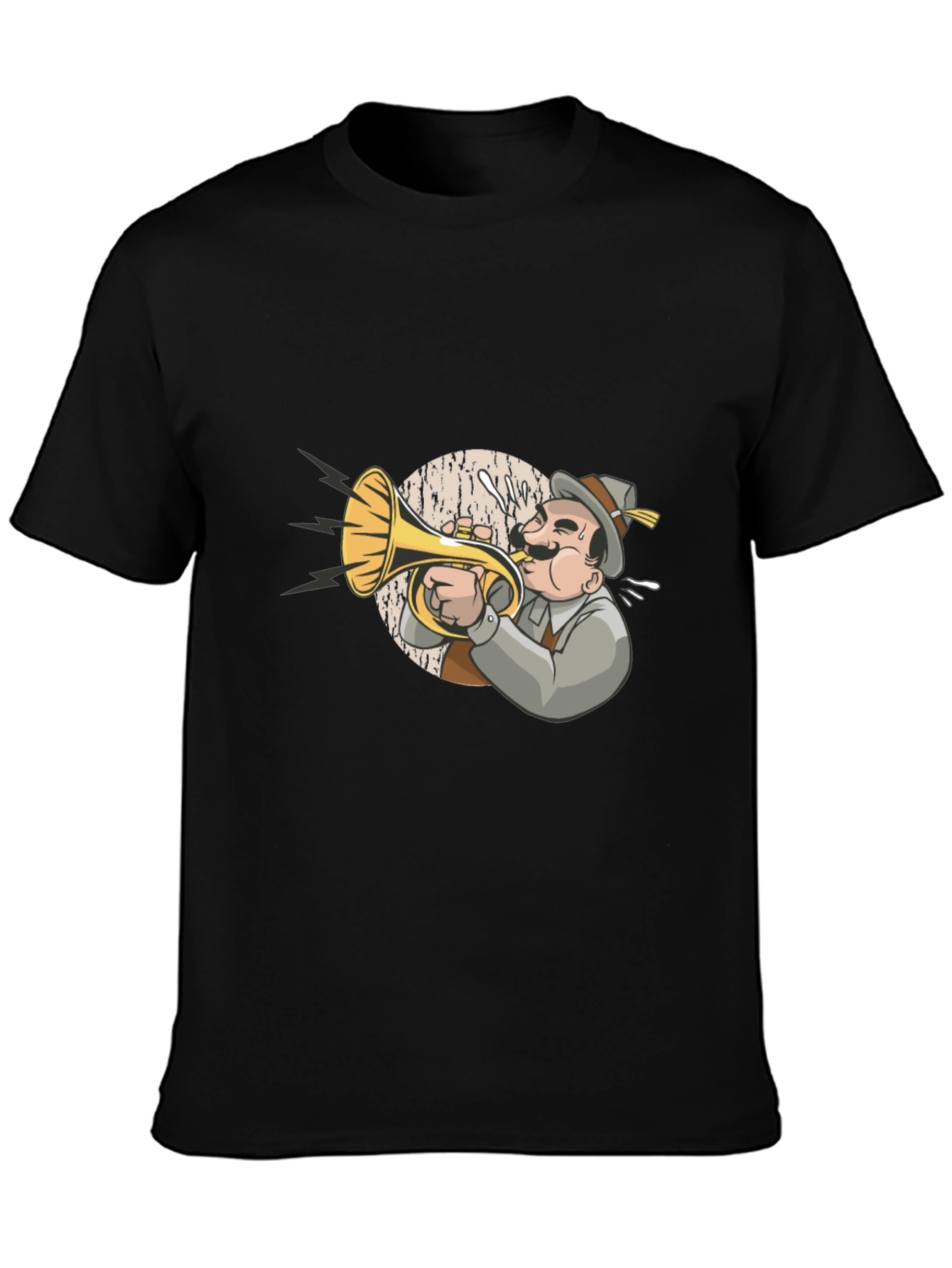 Oktoberfest Trumpet Player Black T-Shirt